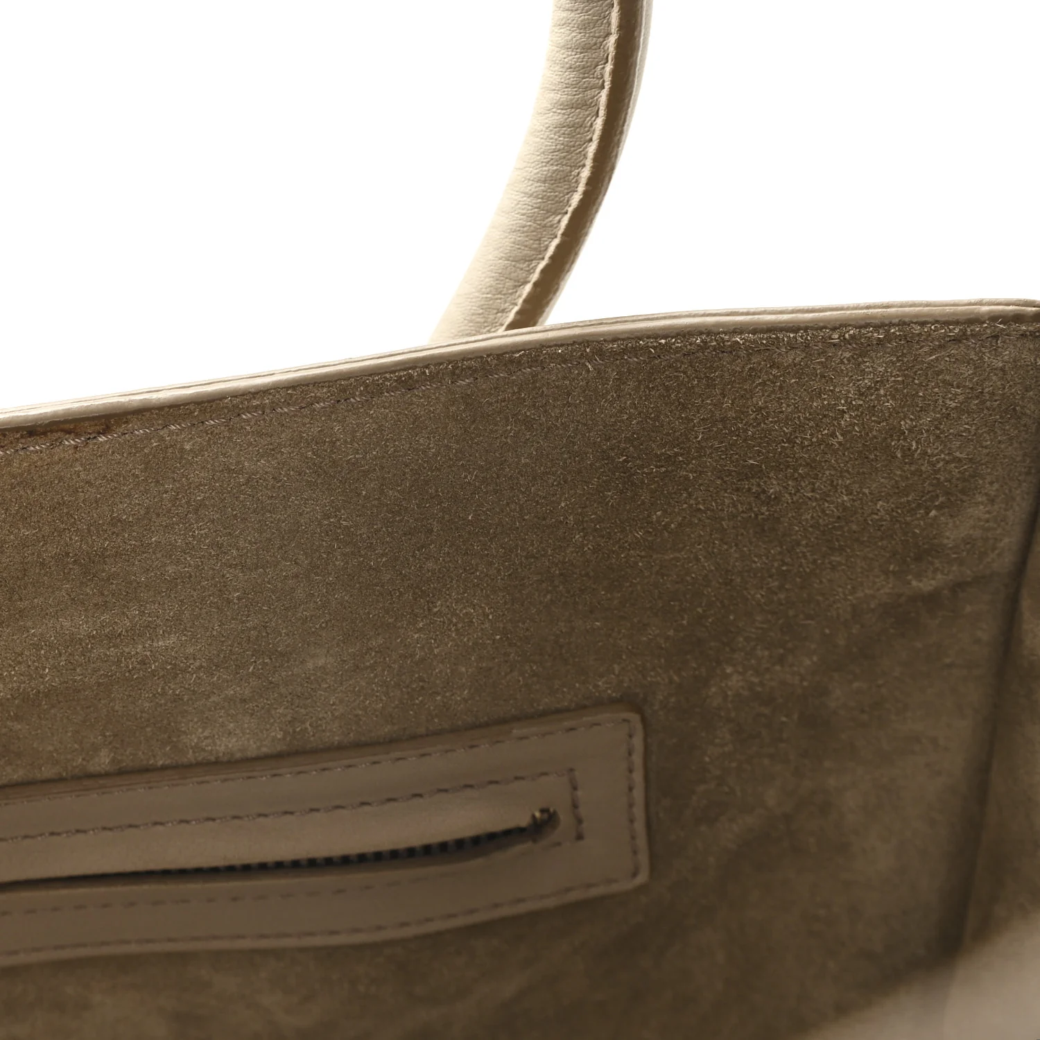 Supple Calfskin Large Phantom Luggage Dune