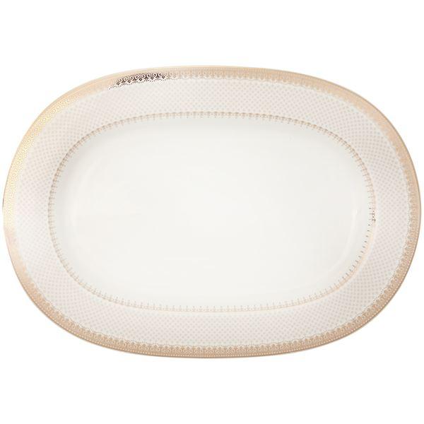 Gold Grande ovalt fat 28x40,5 cm
