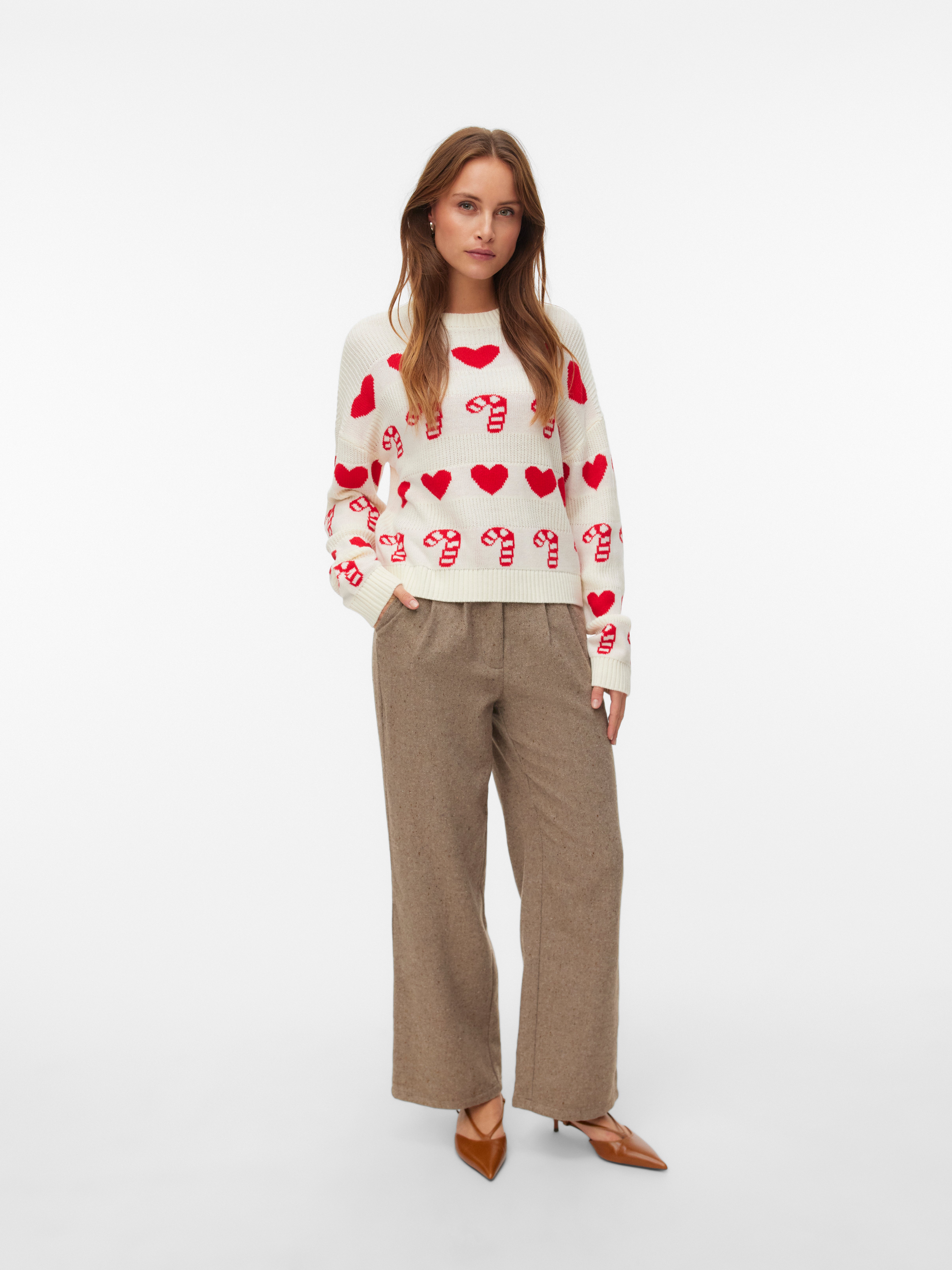VERO MODA® VMCANDYHEARTS Knitted pullover