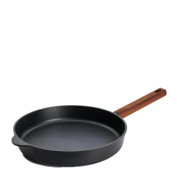 Premium wood stekepanne 28 cm svart/bøk