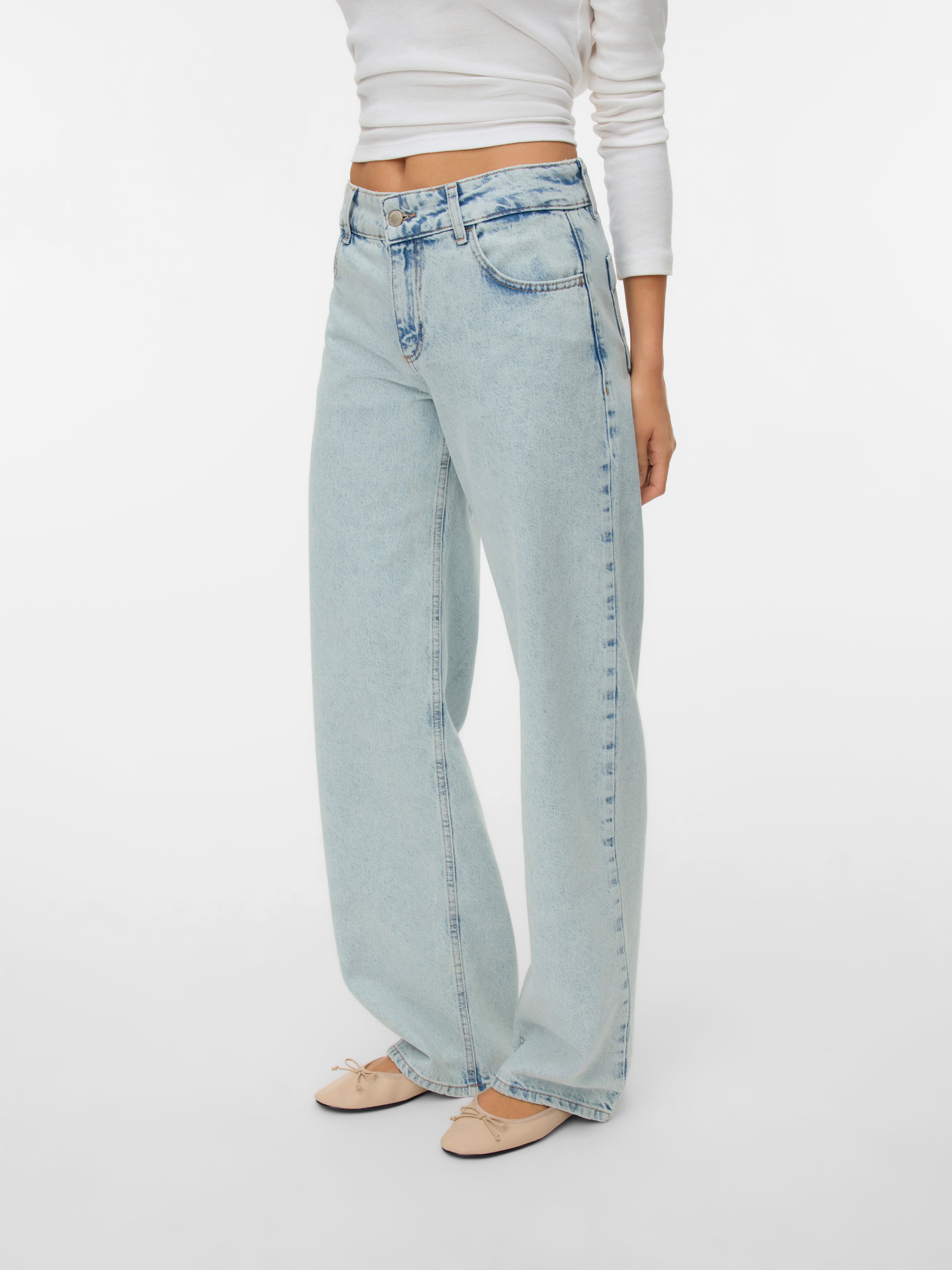 VERO MODA® VMRANCY Mid rise Wide Leg Fit Jeans
