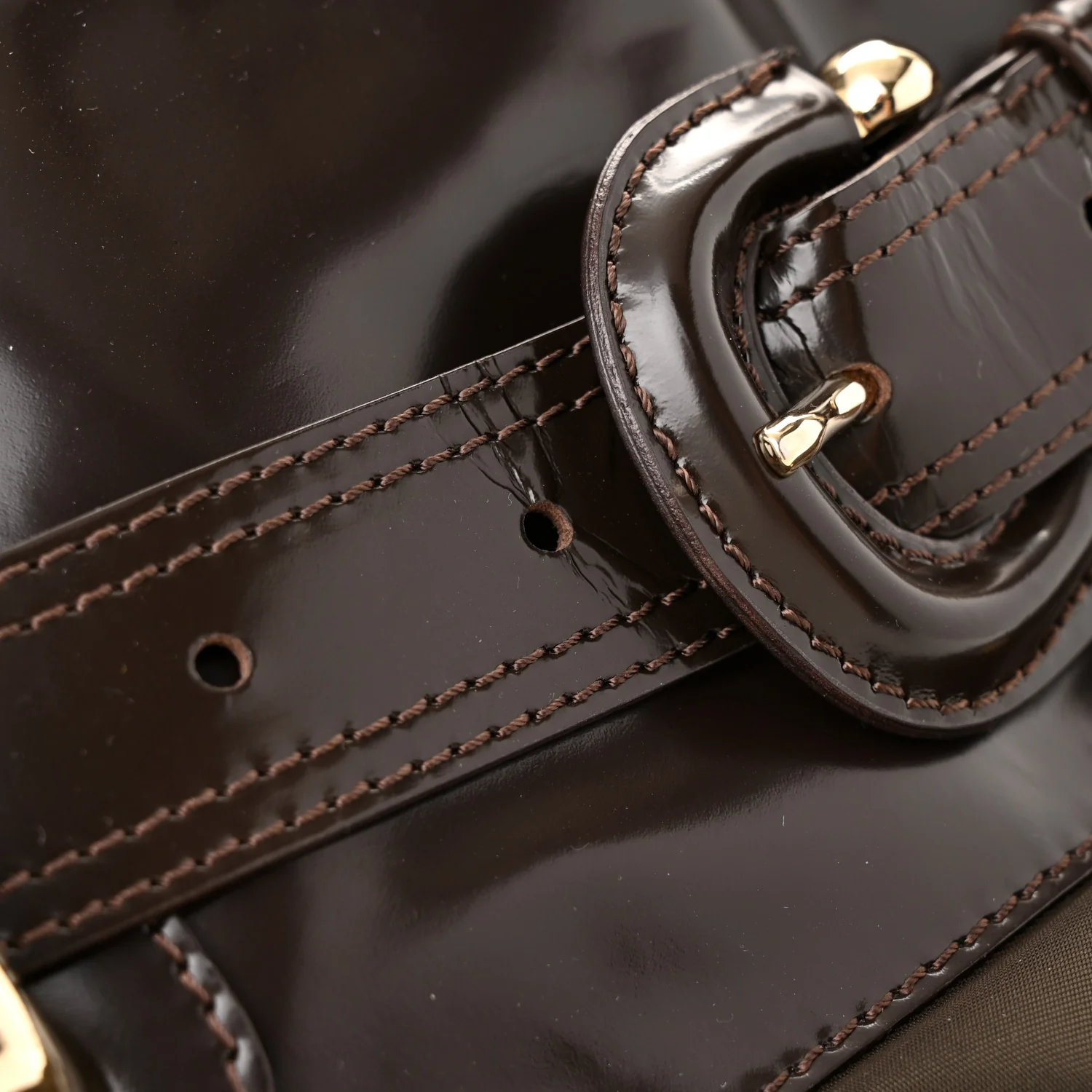 Nylon Quilted Bromley Hobo Brown
