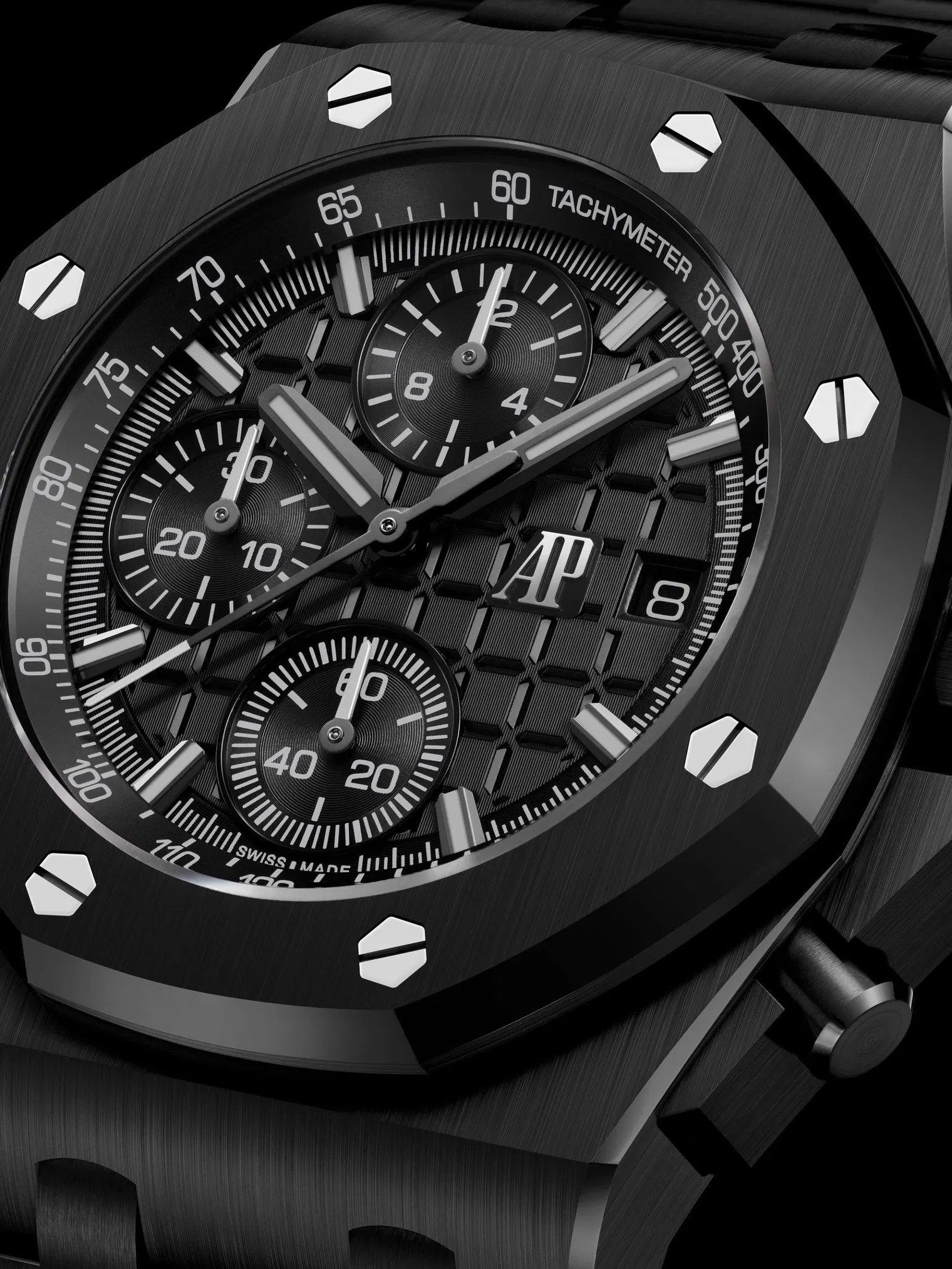 【Super Clone】Audemars Piguet Royal Oak Offshore 42mm 26238CE.OO.1300CE.01 Black Ceramic Black Dial