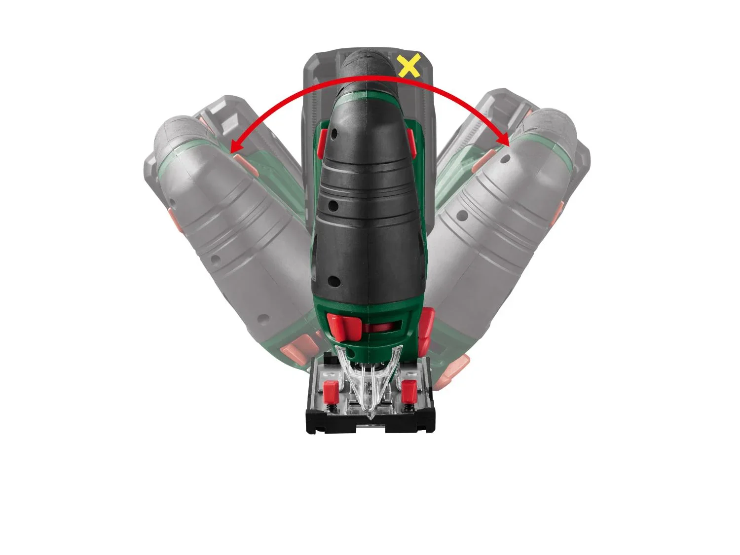 PARKSIDE Scie sauteuse pendulaire sans fil PSTDA 20-Li C3, 20 V