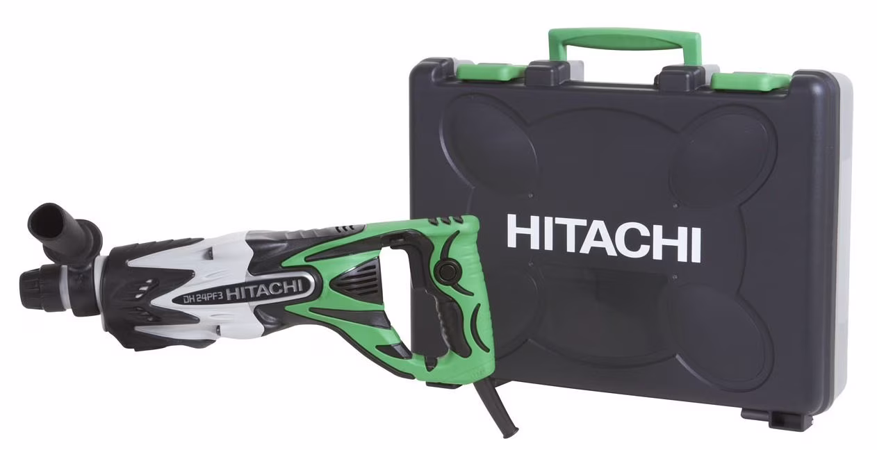 Hitachi DH24PF3 15/16-Inch SDS-Plus Rotary Hammer, 3-Mode, VSR D-Handle