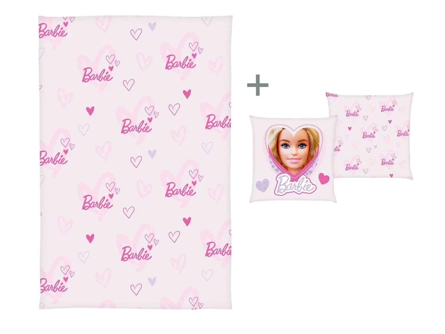 Parure de lit Barbie, 100 x 150 cm