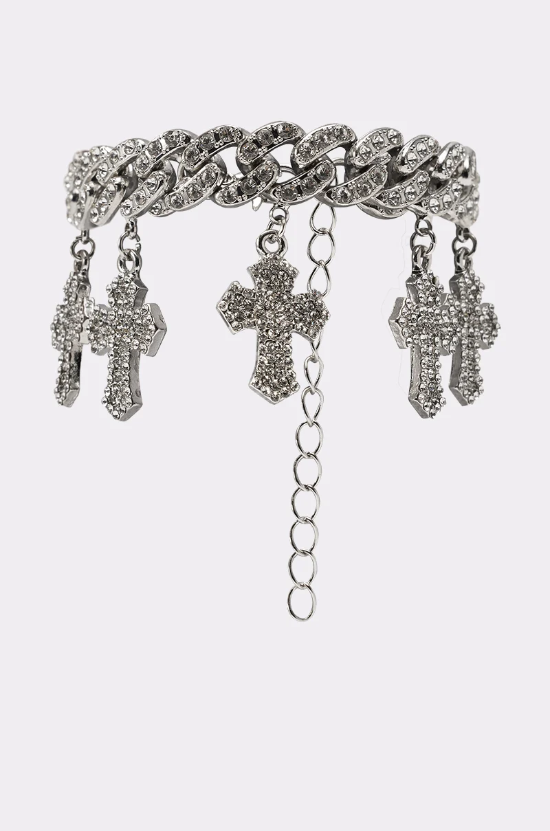 ICED OUT CHARM BRACELET - Akira Store