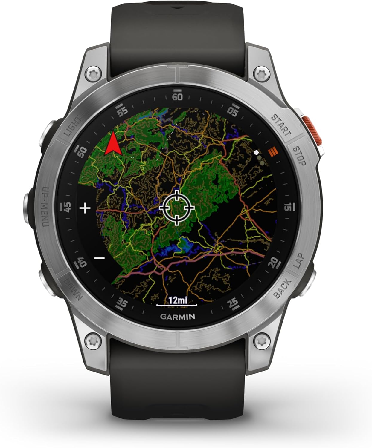 Garmin epix Gen 2  Premium Active smartwatch  Touchscreen AMOLED Display  Adventure Watch with Advanced Features  Slate Steel (Renewed)