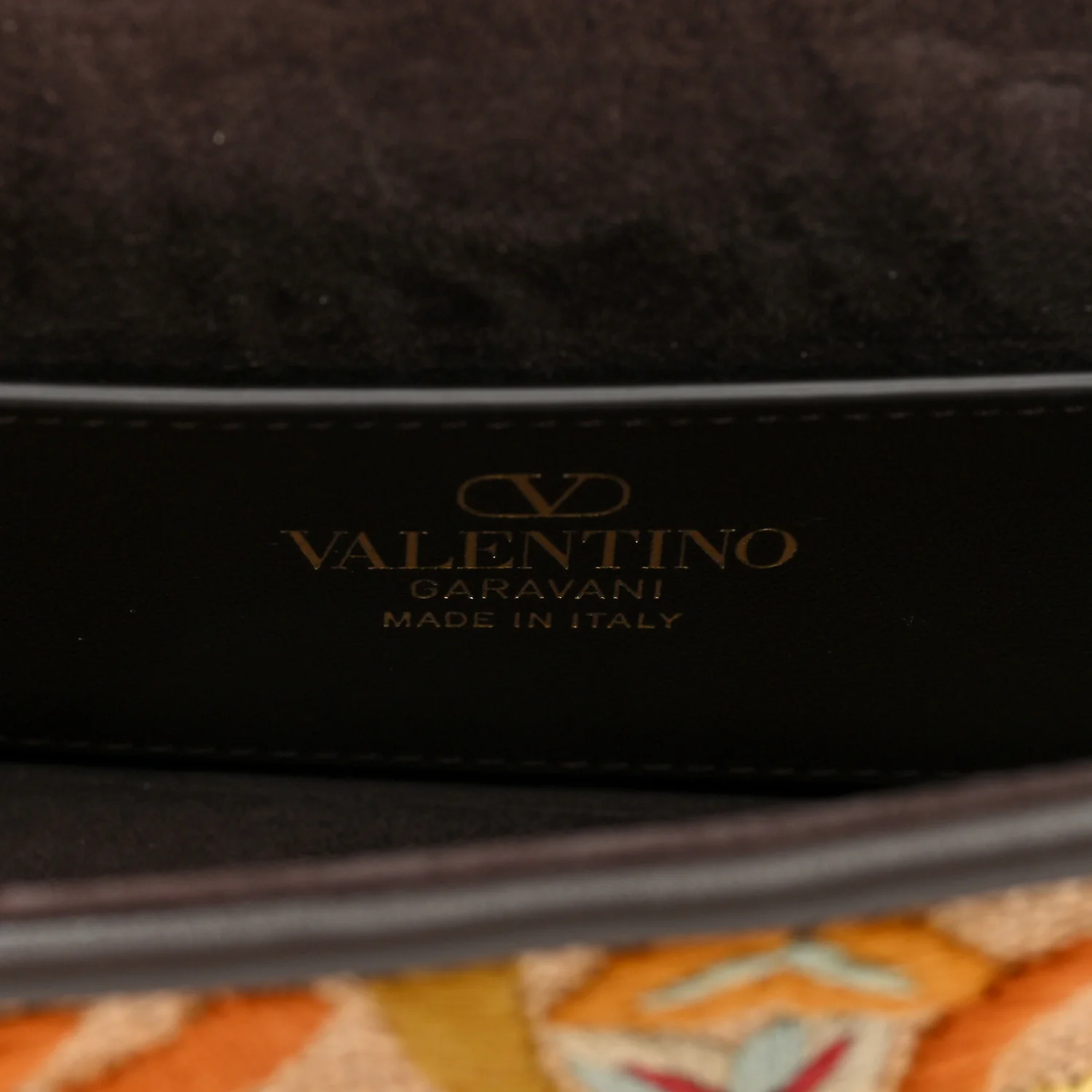 Fabric Karung Crystal Embroidered Vlogo Small Loco Shoulder Bag Multicolor