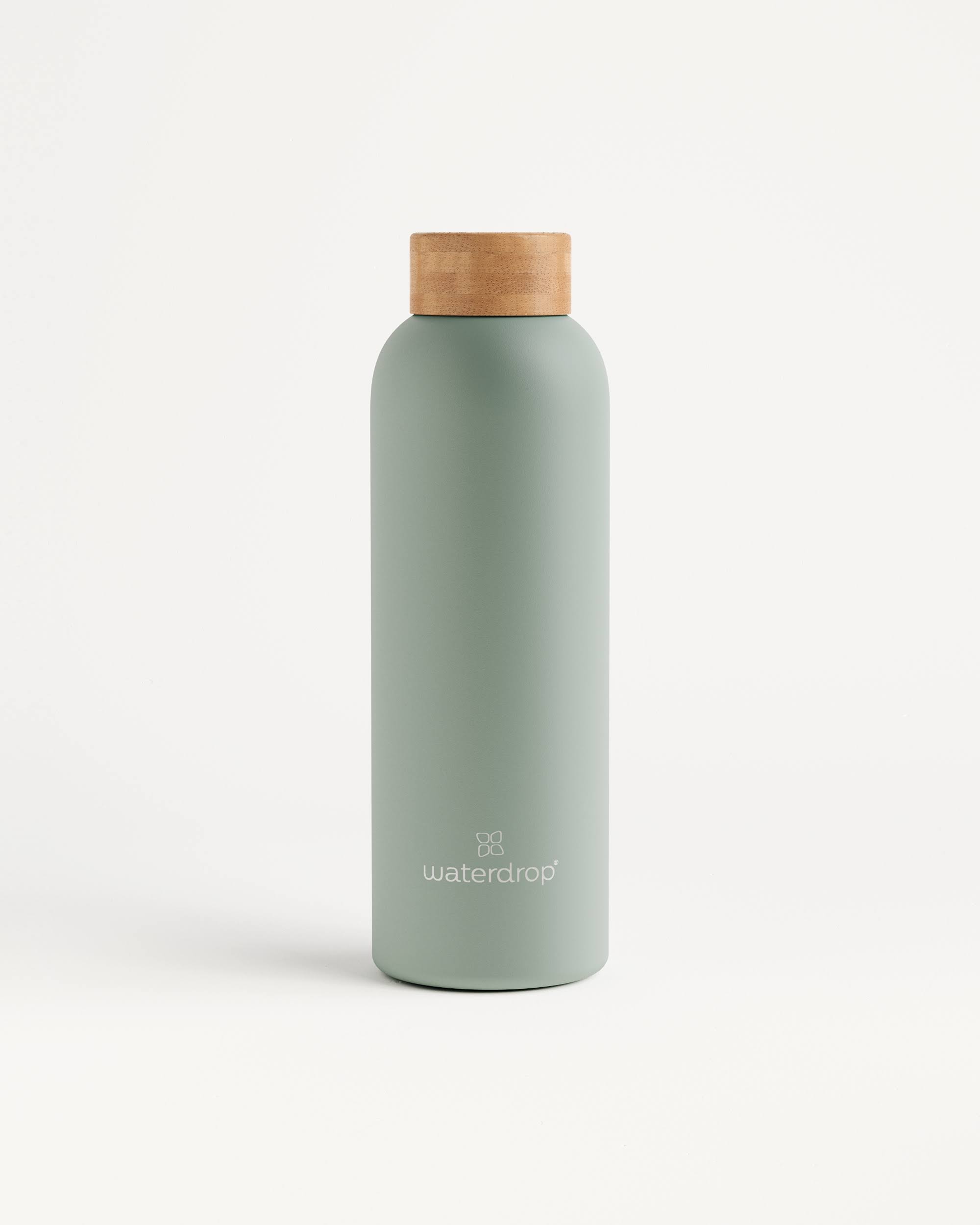 Waterdrop Stainless Steel Water Bottle 600ml - Olive