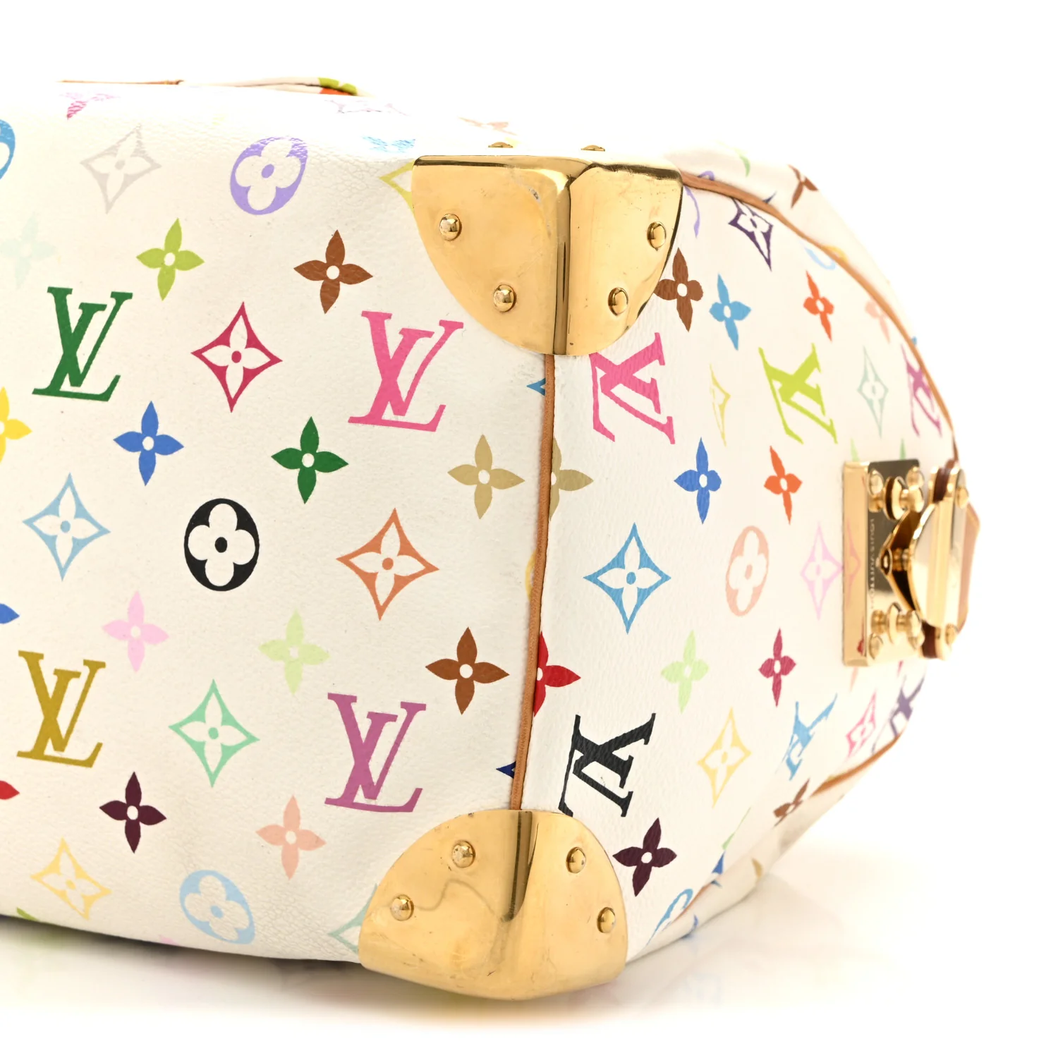 Monogram Multicolor Speedy 30 White