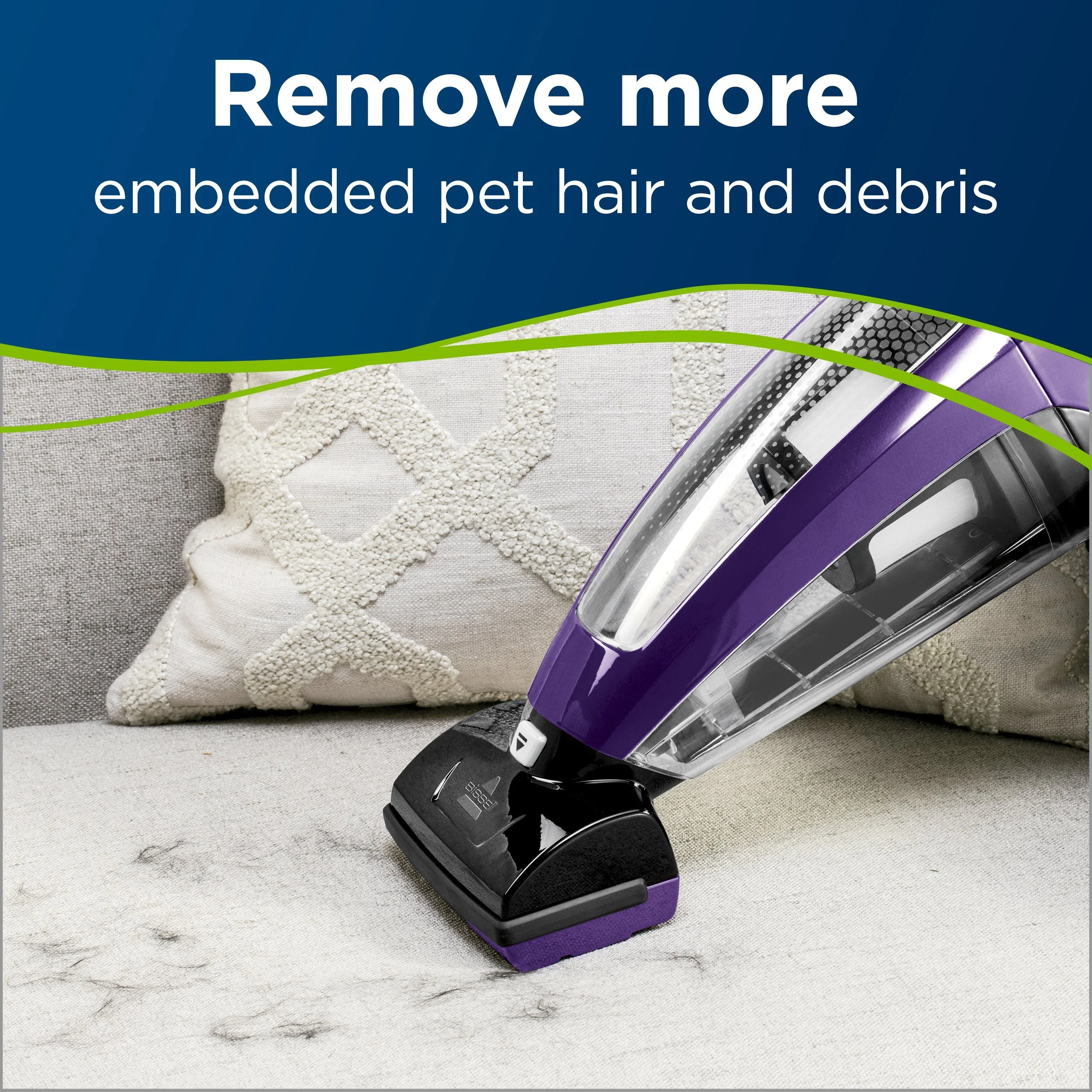 Pet Hair Eraser Lithium Ion Cordless Hand Vacuum, Purple, 2390A - Image 5