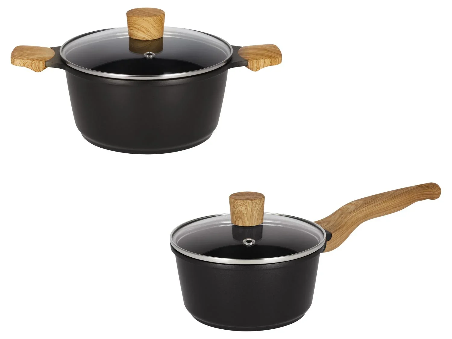 SILVERCREST Faitout en fonte daluminium  20 cm ou Casserole en fonte daluminium  16 cm