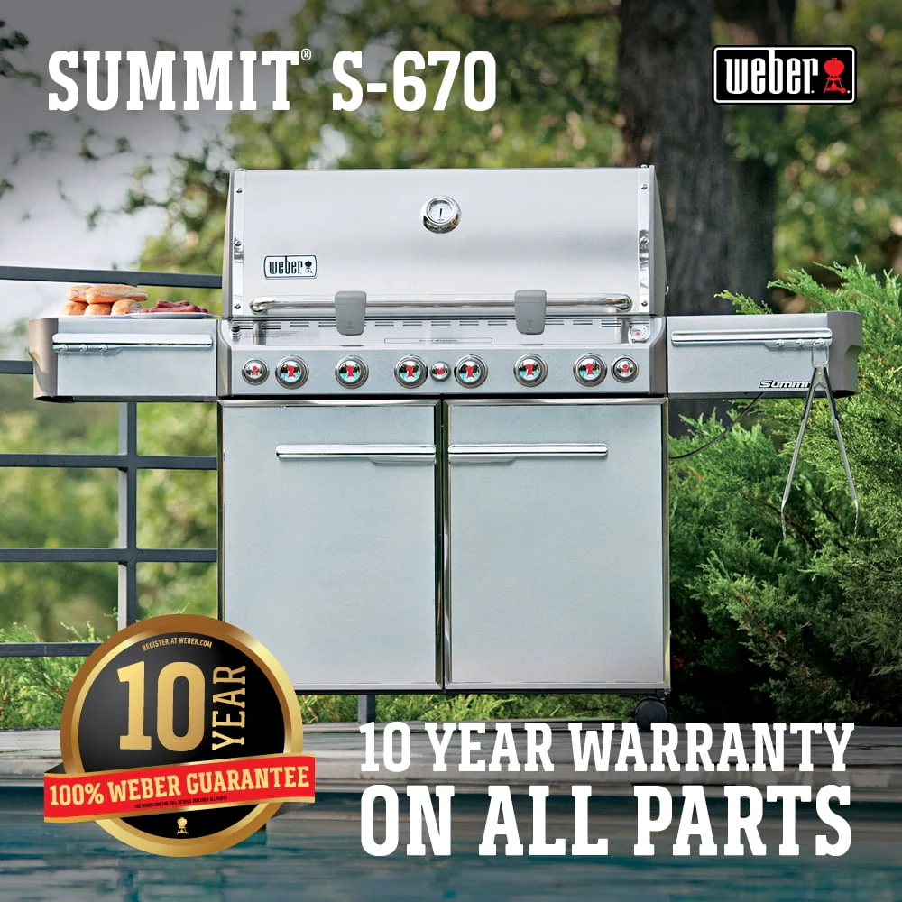 Weber Summit S 670 Liquid Propane Gas Grill Image 5