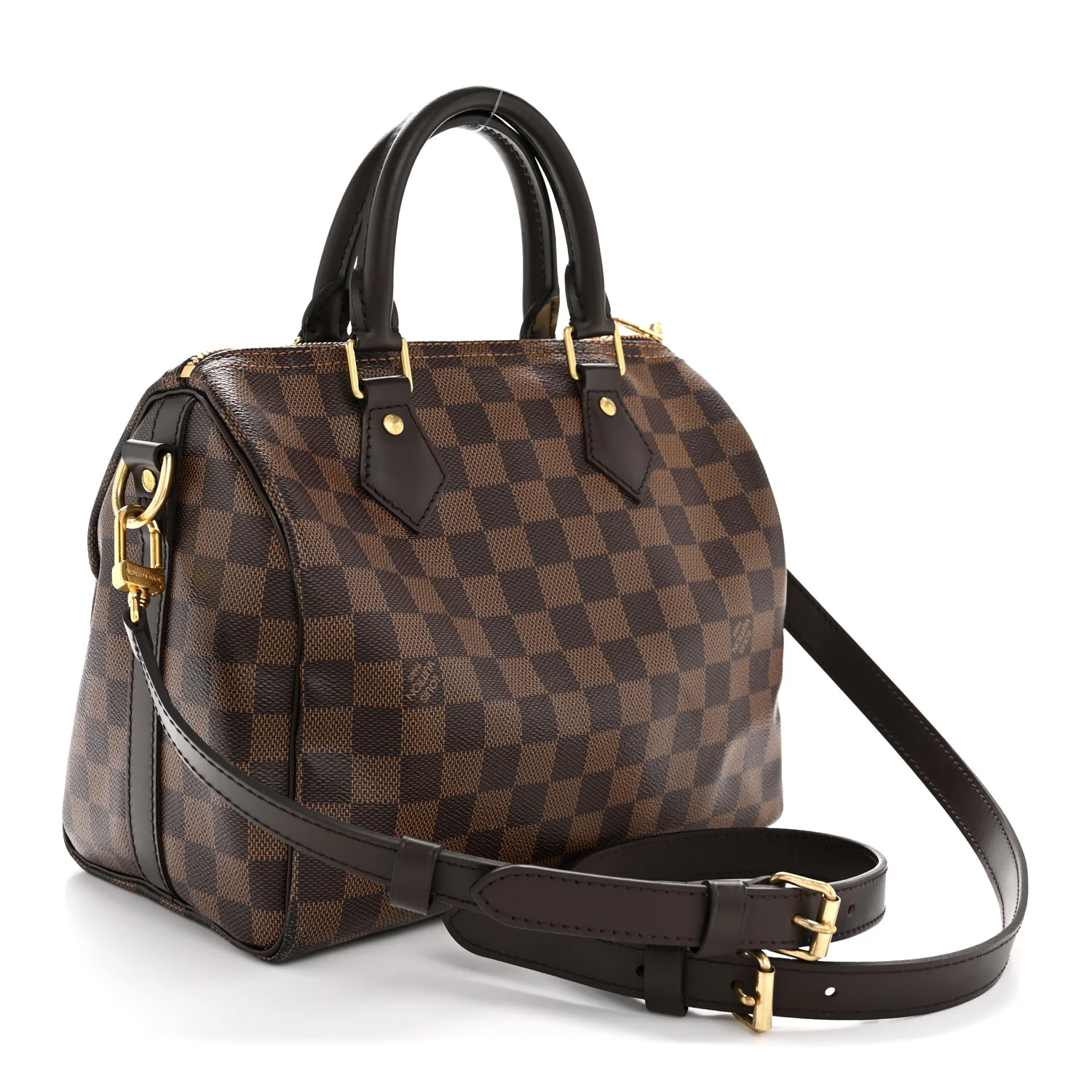 Damier Ebene Speedy Bandouliere 25