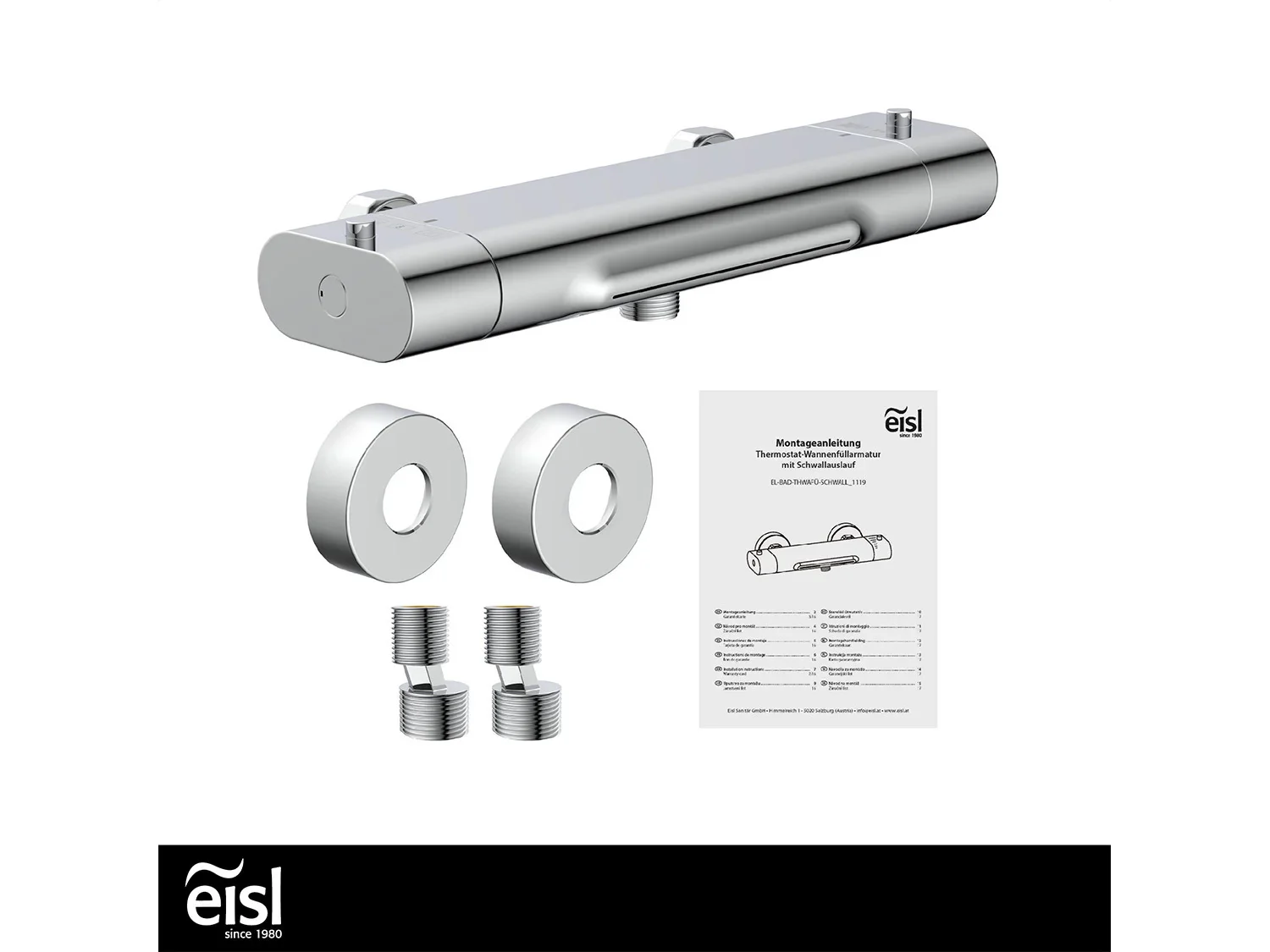 Eisl Mitigeur de salle de bain CARNEO, avec thermostat