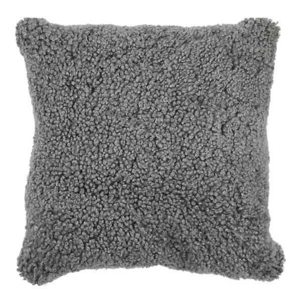 Pute new zealand saueskinn kort ull 40x40 cm Grey