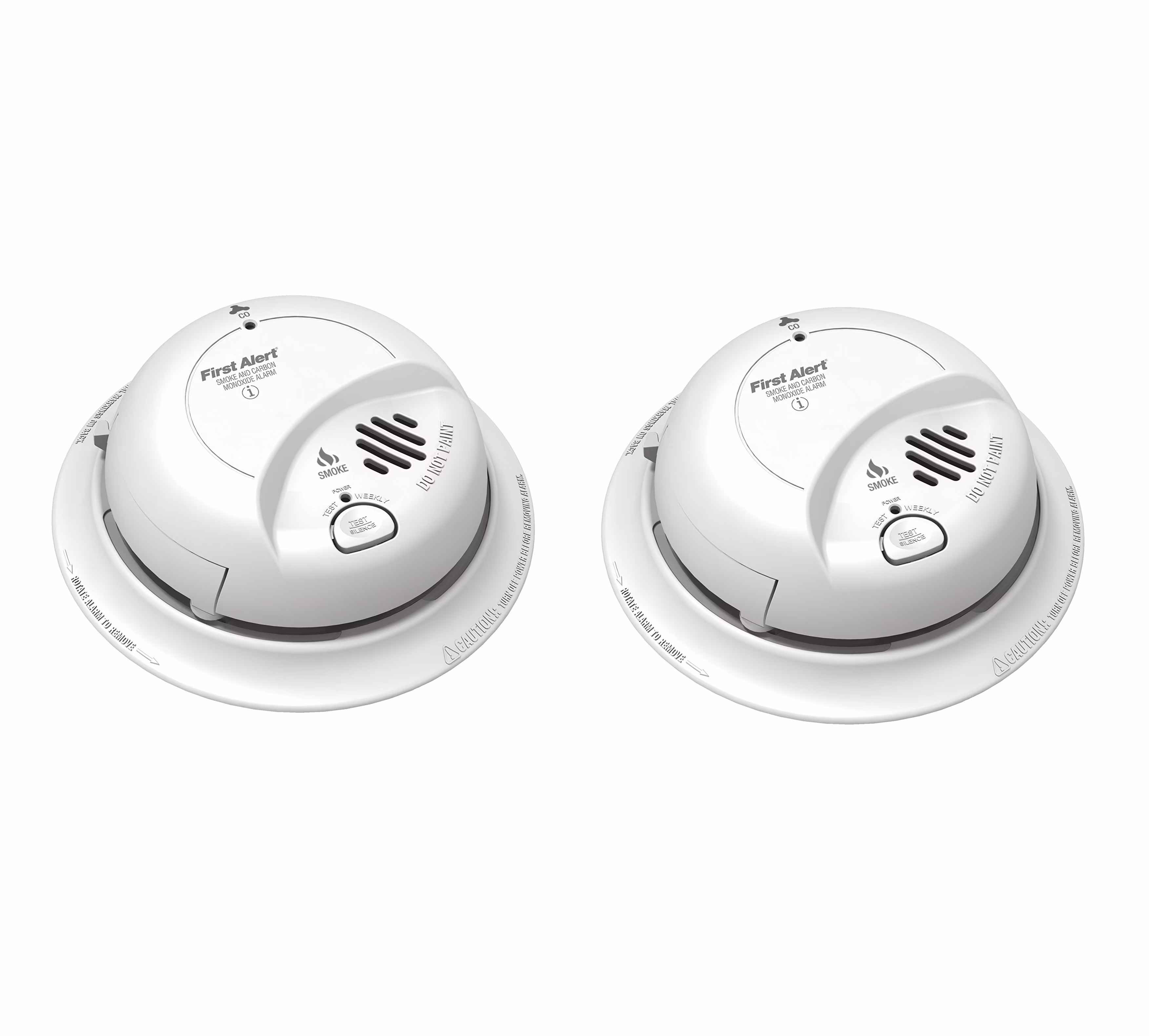 SC9120B Direct Wire Combination Smoke And Carbon Monoxide Detector, 120 Volt With 9 Volt Battery Back Up 2 Pack