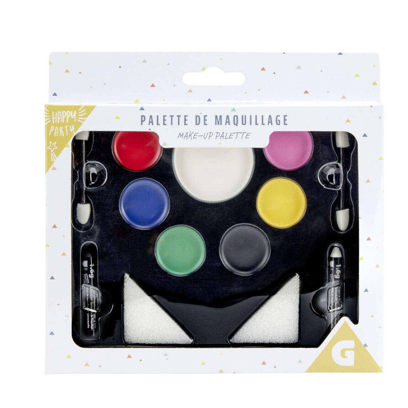 Kit de maquillage complet 7 couleurs
