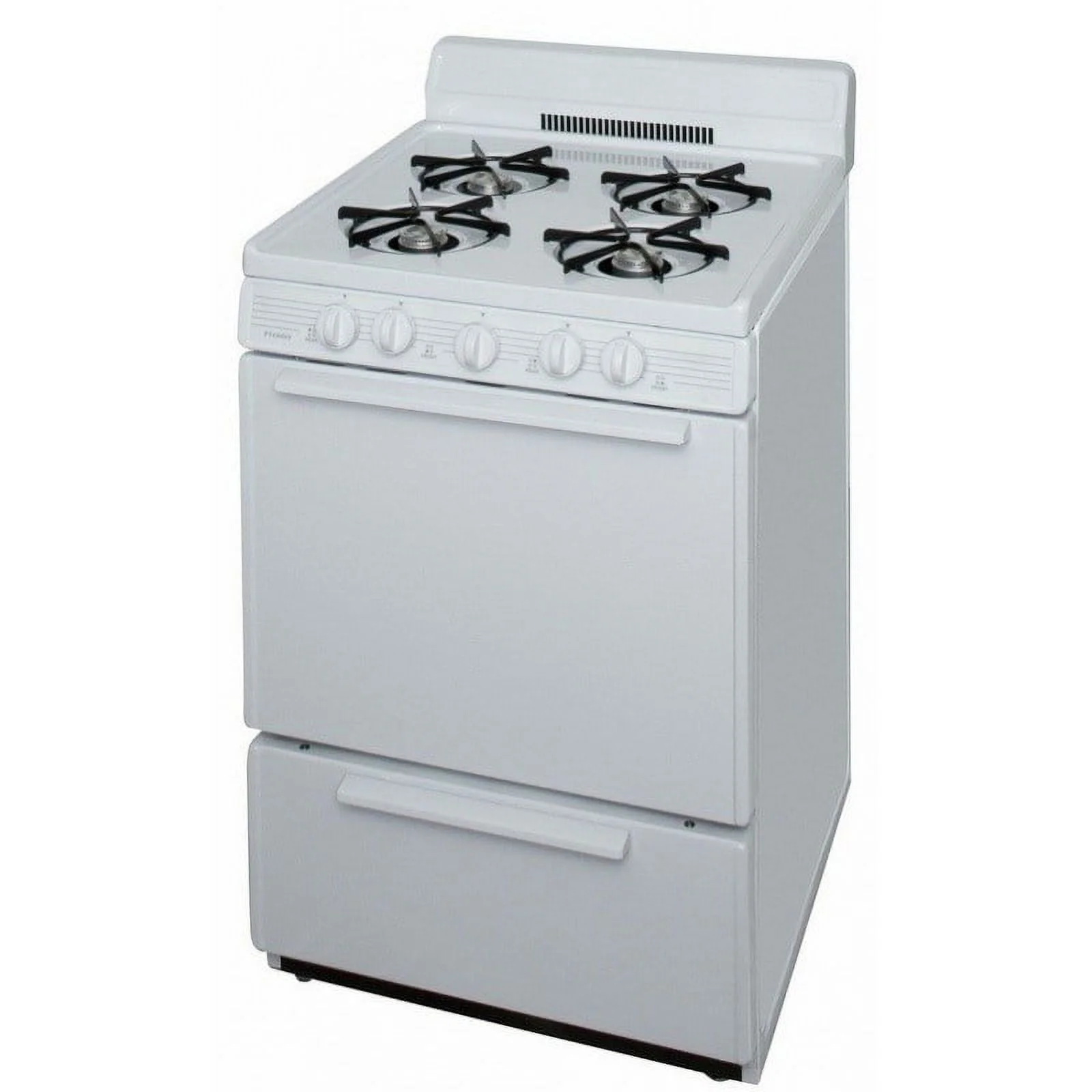 SCK100OP 24 Inch Freestanding All Gas Range with Open 3 cu. ft. Total Oven Capacity in White - Image 4