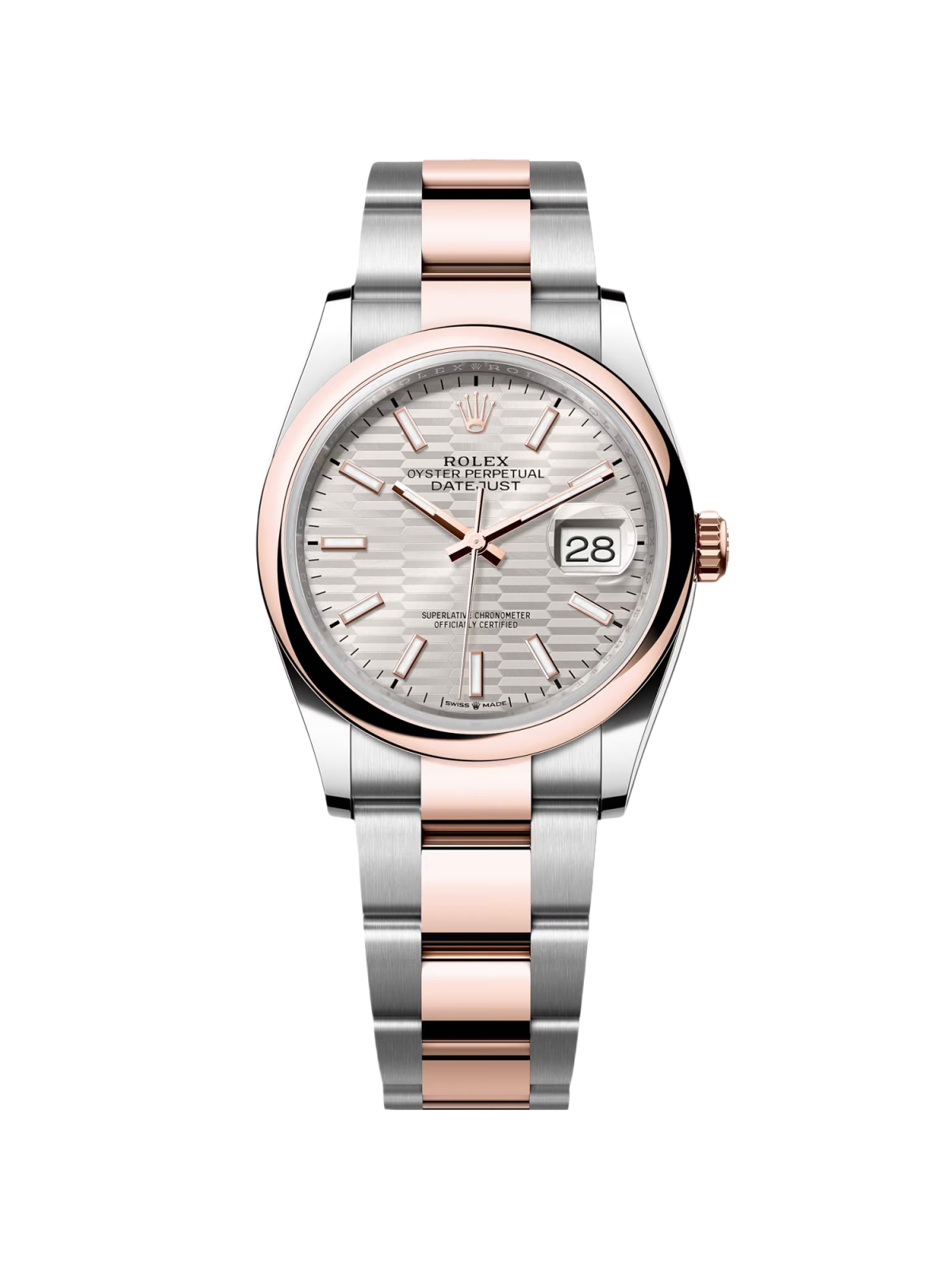 【Super Clone】RLX  Datejust 36mm 126201 Silver Dial Oyster Bracelet Watch