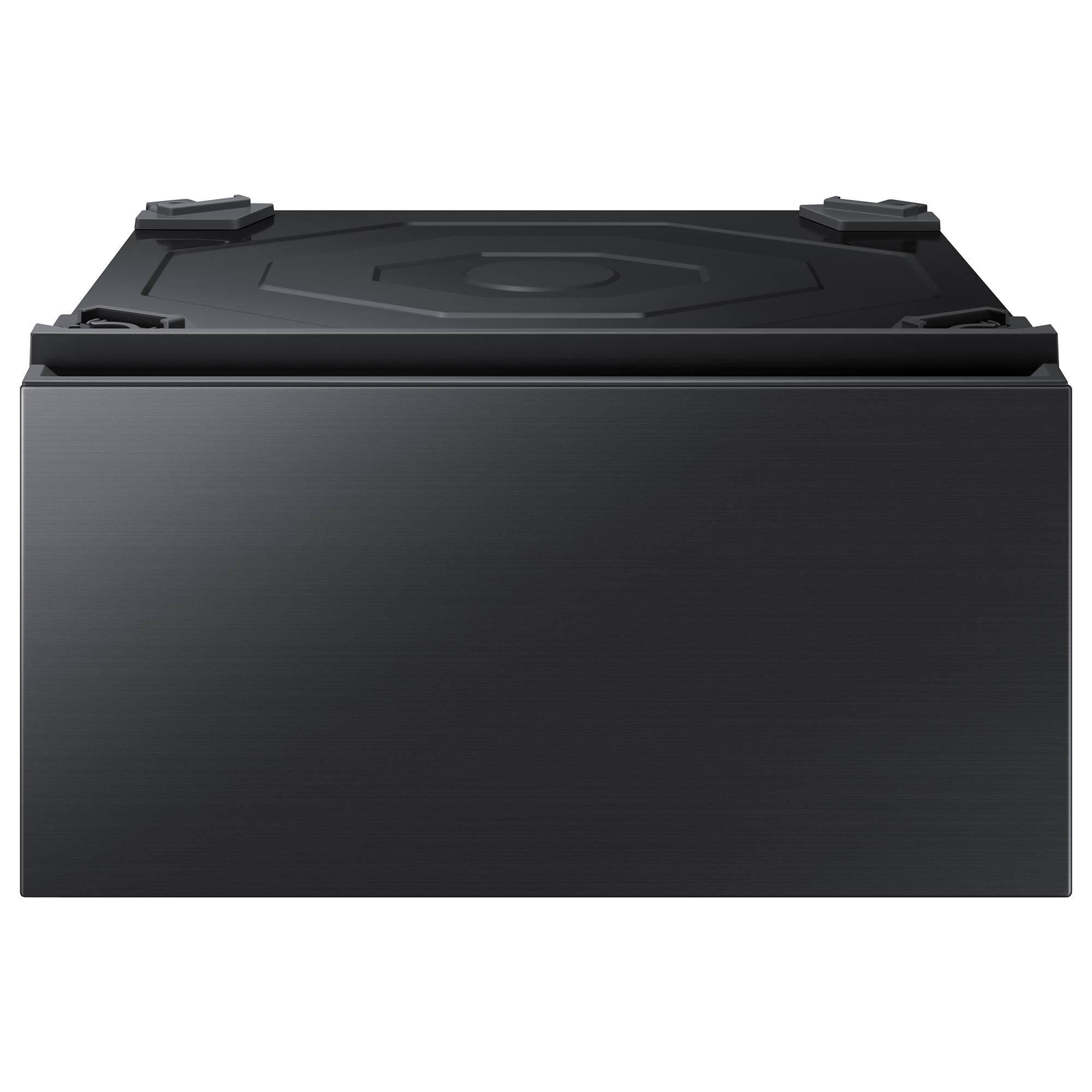 Samsung - Bespoke 27-in Laundry Pedestal with Storage Drawer - Brushed Black WE502NV