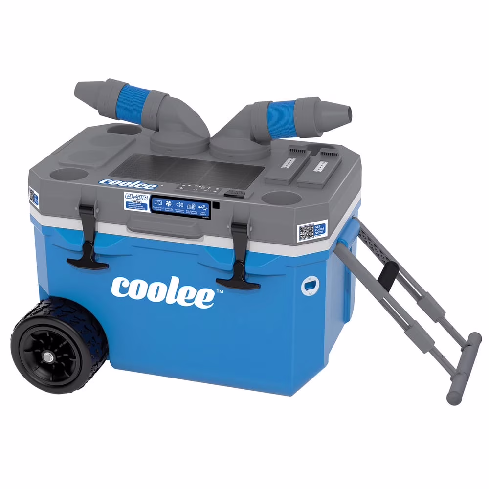 Bendpak CL - 50R Portable Air Cooler Ice Chest W/ Air Flow Nozzles and High Capacity Power Bank Connection - Remote Control