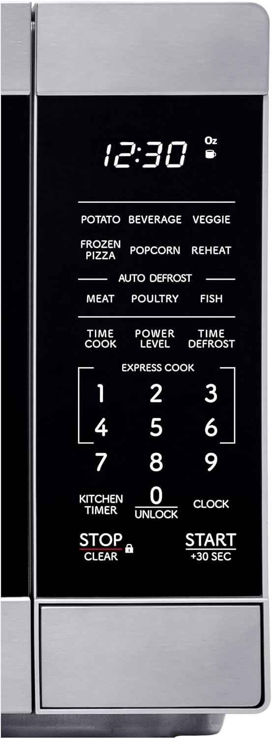 Sharp SMC0962KS 0.9 cu900W Stainless Steel Countertop Microwave Oven