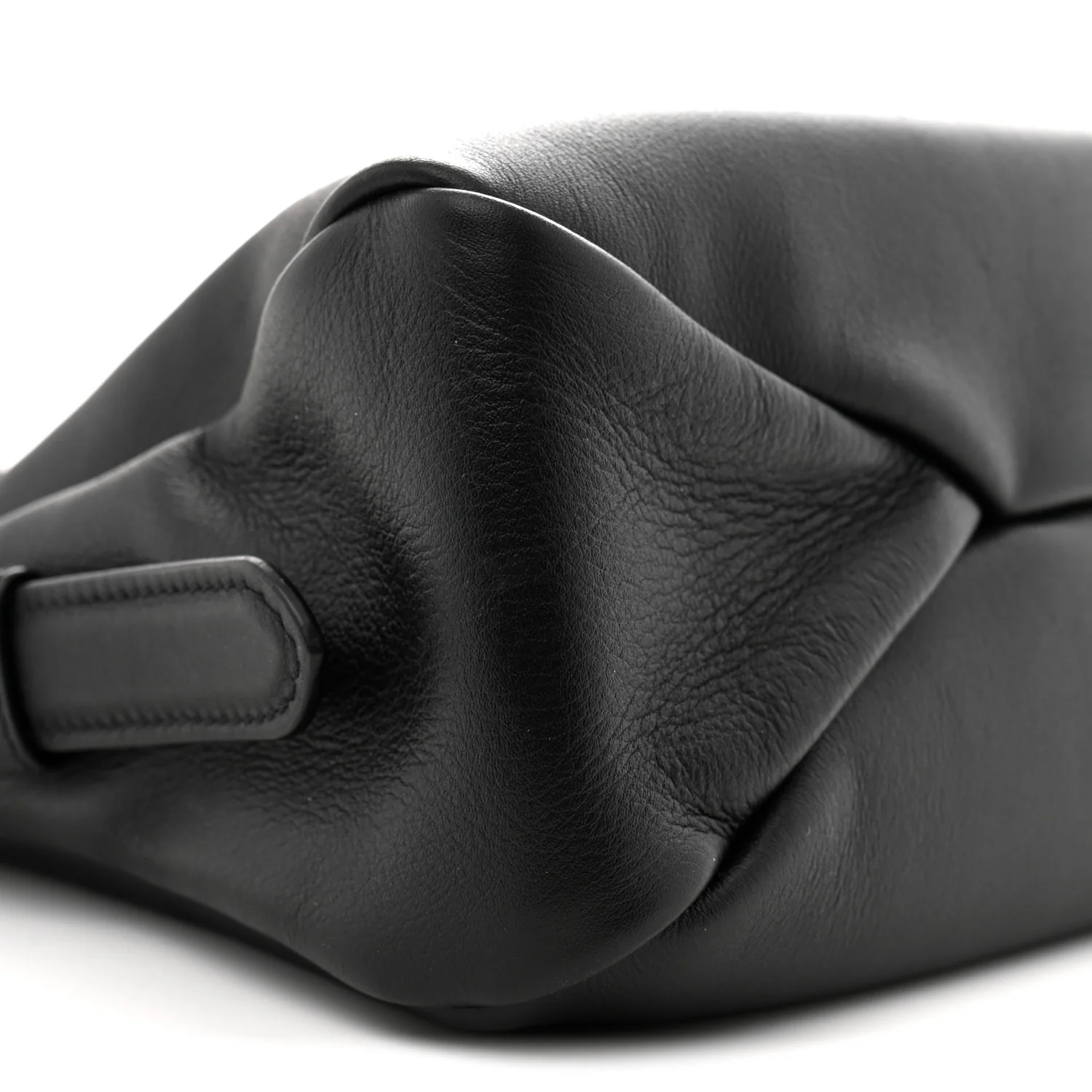 Soft Calfskin Medium Aimee Shoulder Bag Black