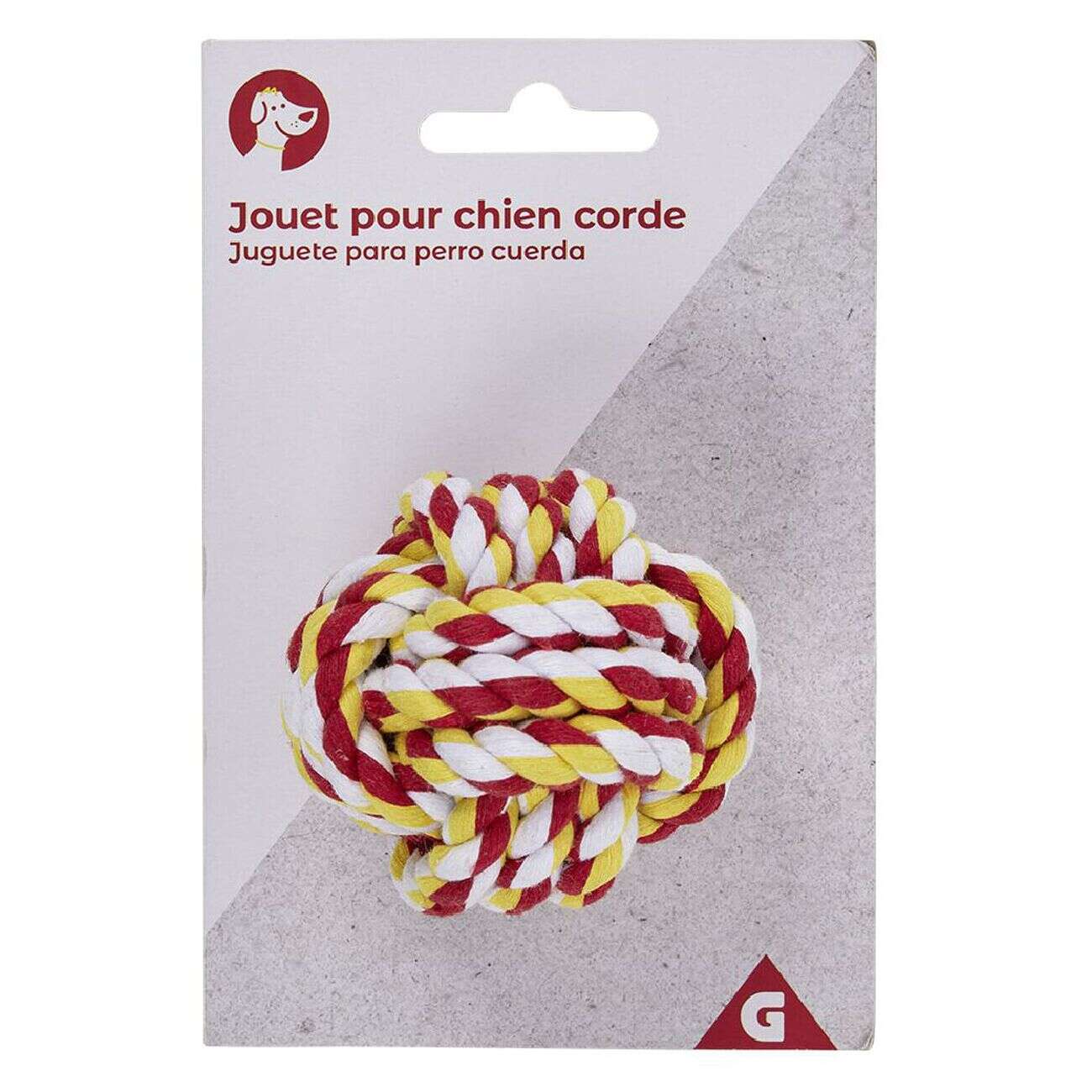Jouet pour chien Balle en corde Ø12 cm