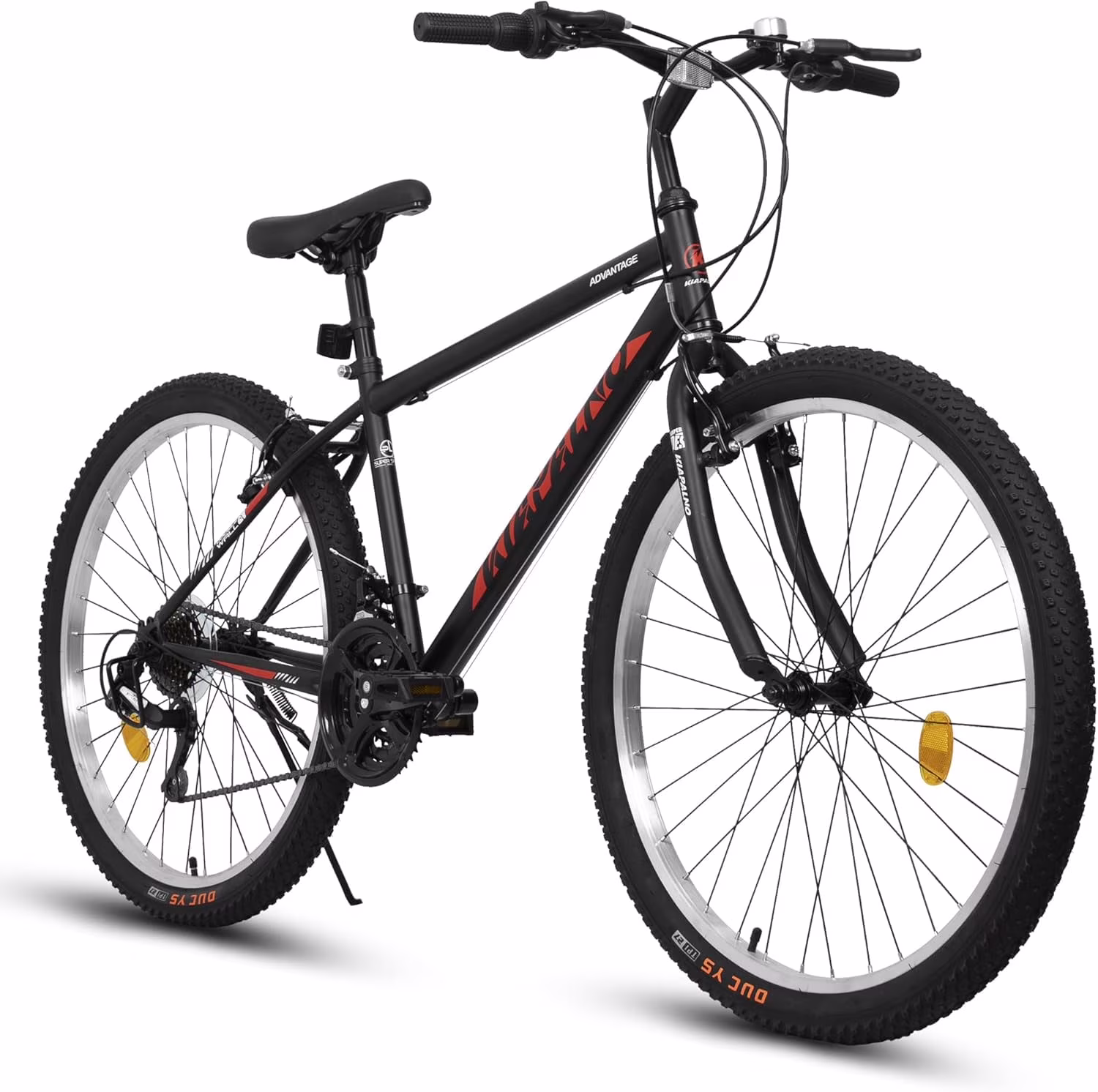 Ecarpat Mountain Bike 26 Inch for Men Women, 21 Speeds High-Carbon Steel Frame, Classic Adult Teens Sport Bicycle, V Brakes Bicycle for Snow City Commuters and Short Trip