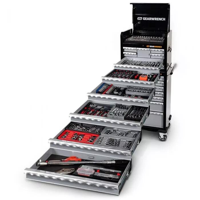 Coffret à outils combiné GEARWRENCH 300 pièces avec coffre et armoire à roulettes