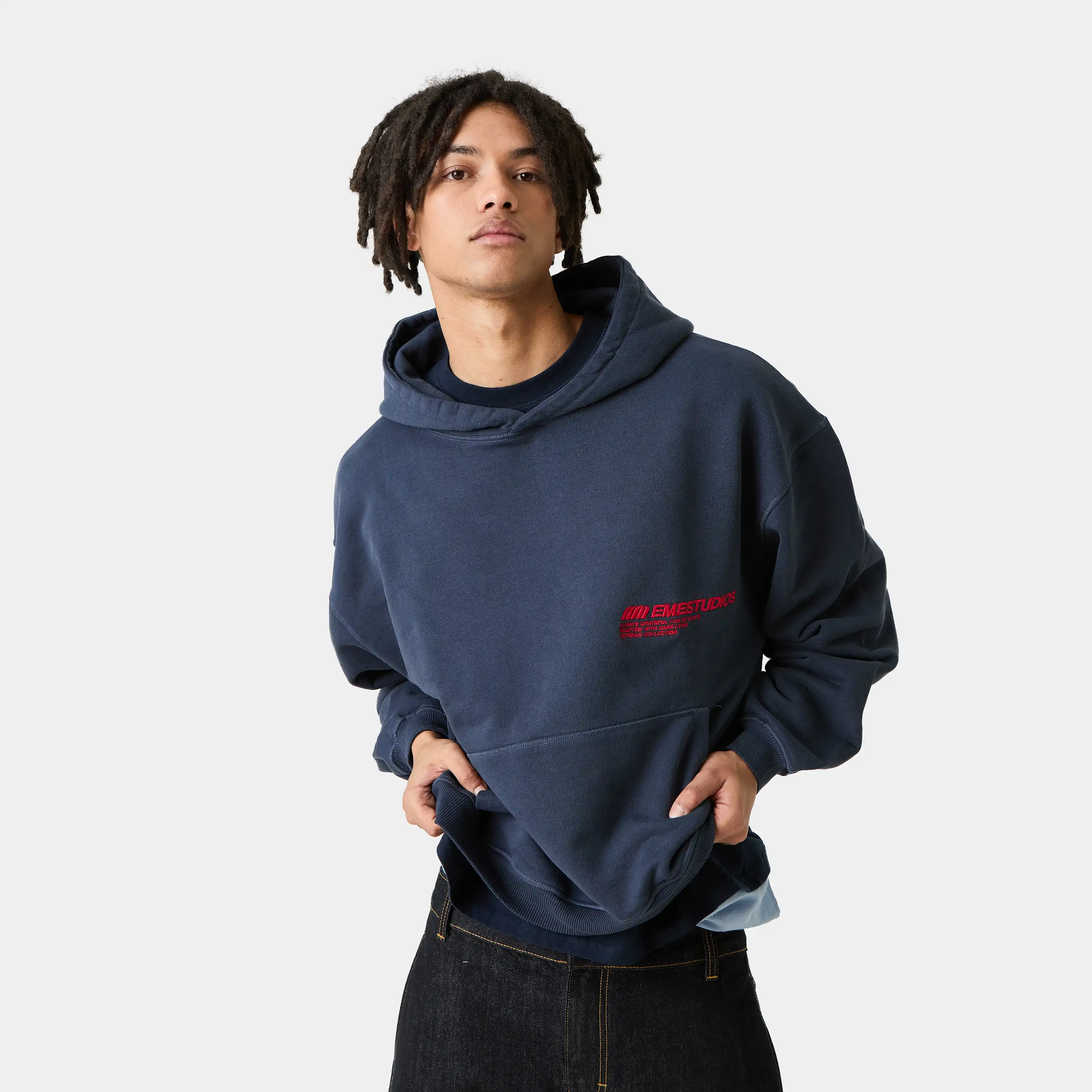 Roots Navy Oversized Hoodie