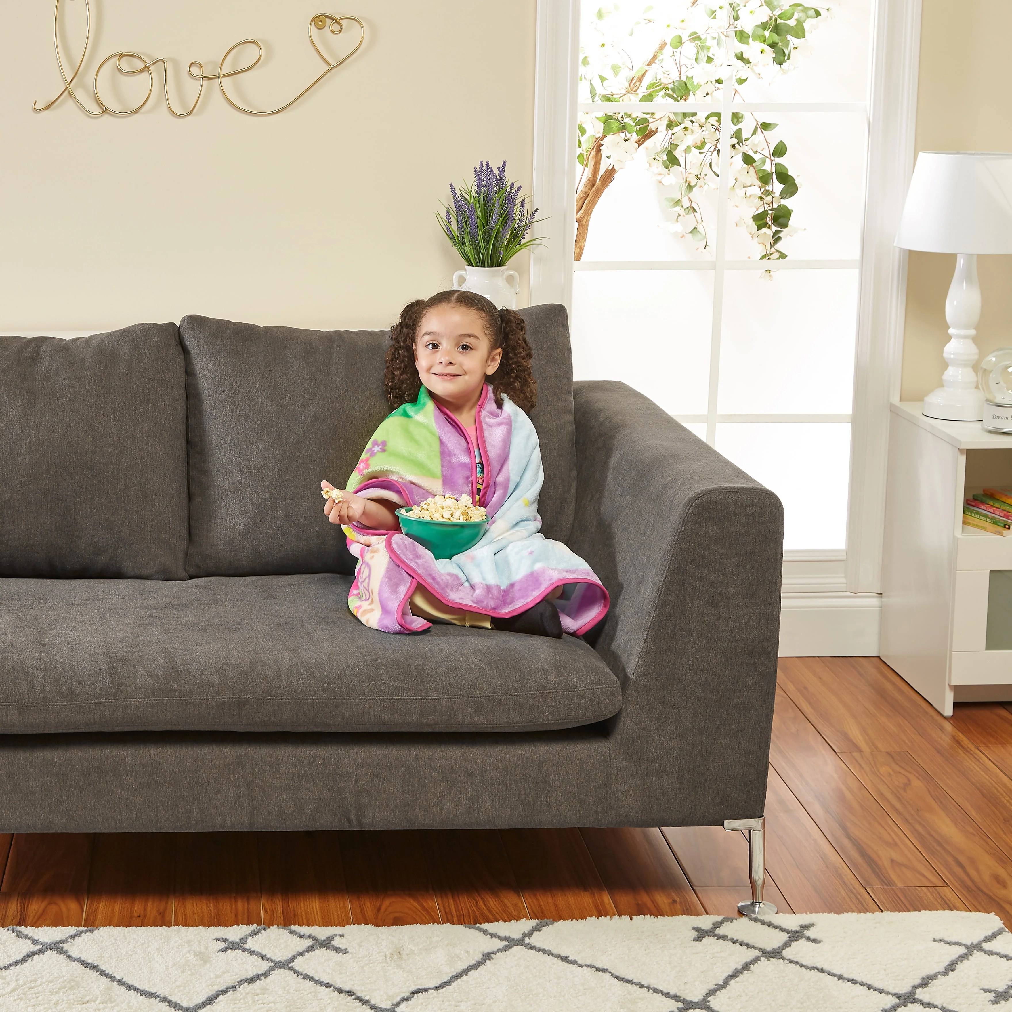 Everyday Kids Toddler Throw Blanket - Princess Storyland