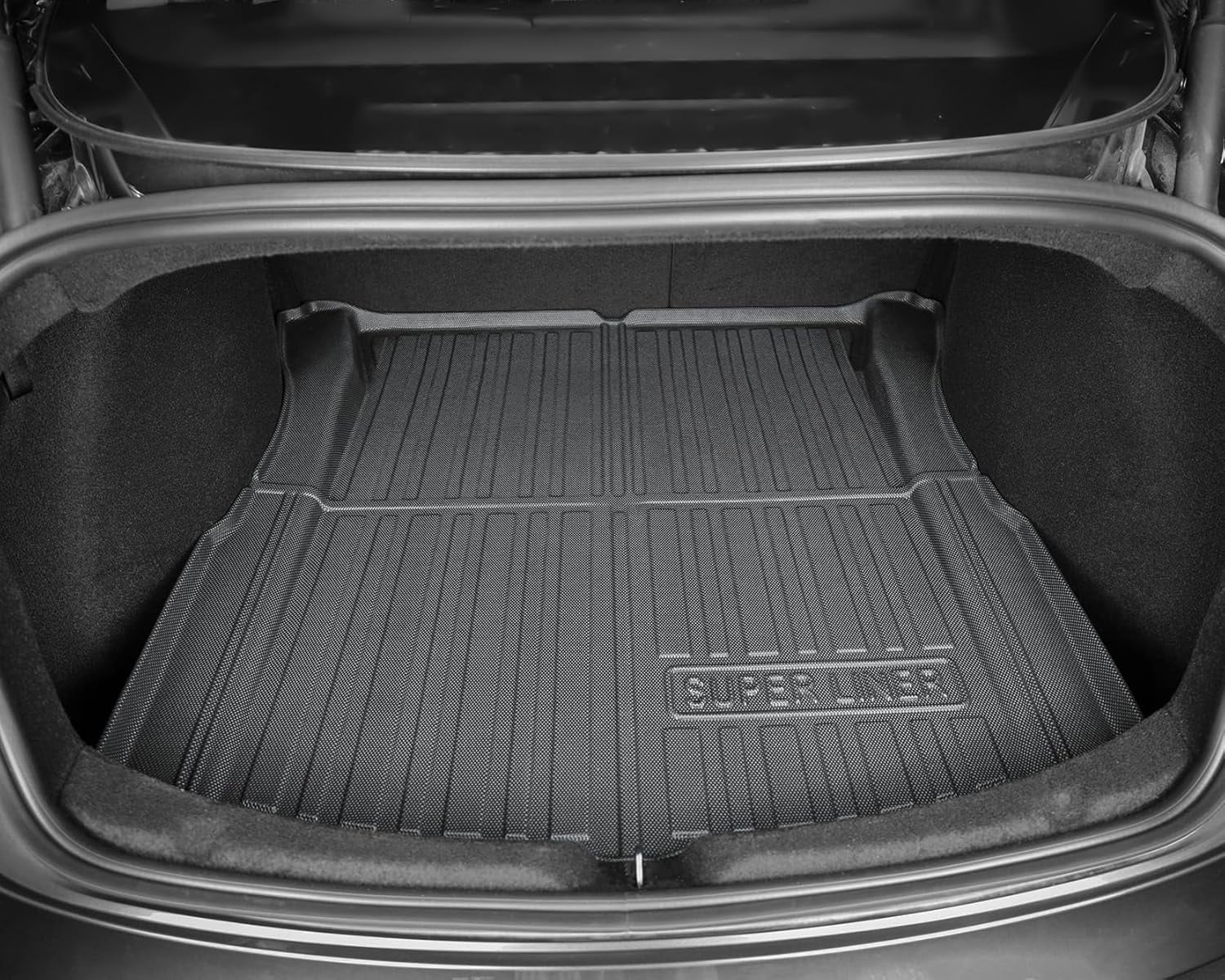 Tesla Model 3 Floor Mats 2024 2025 All-Weather Floor Mats Set (6 Pieces) | Custom Fit, Pet Child-Friendly | Model 3 Highland Cargo Liner Rear Cargo Tray Trunk Interior Accessories - Image 7