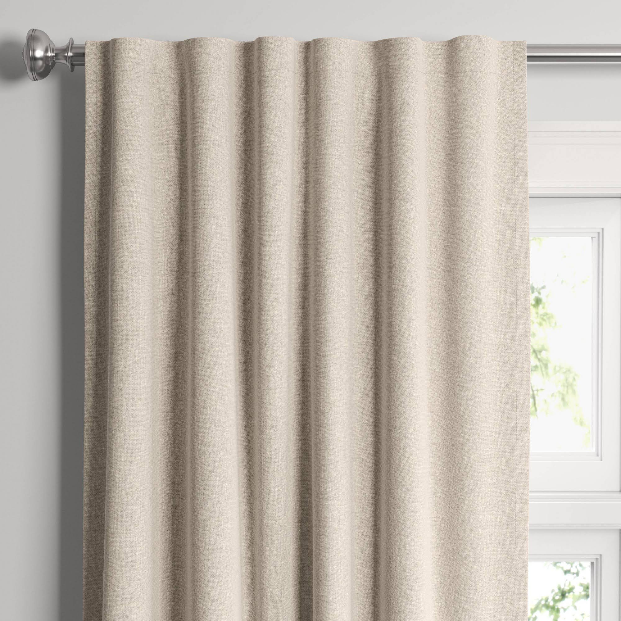 Threshold Blackout Aruba Curtain Panels, Brown