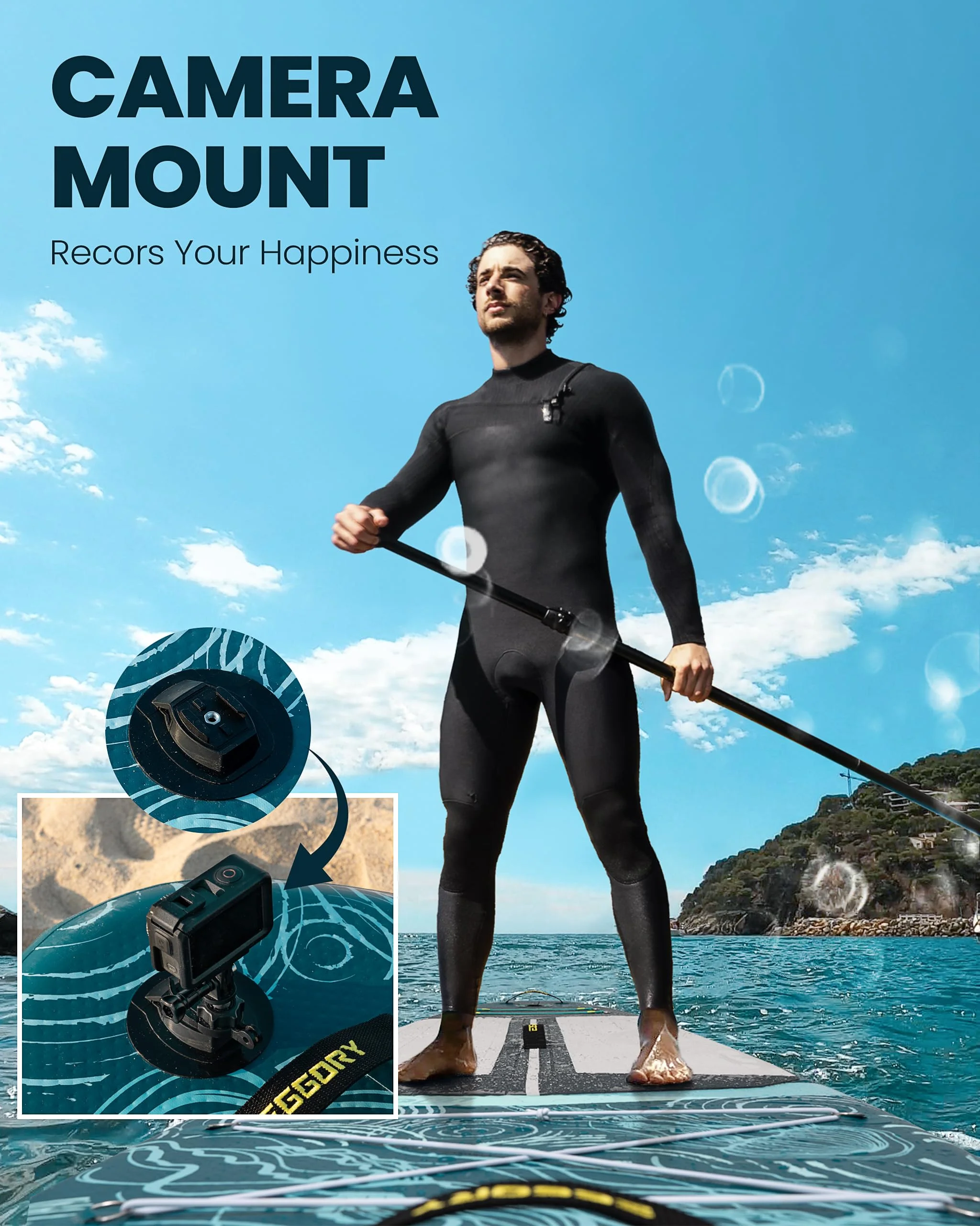 11 ft Inflatable Paddle Boards Stand Up Paddle Board with Full SUP Accessories - Image 5