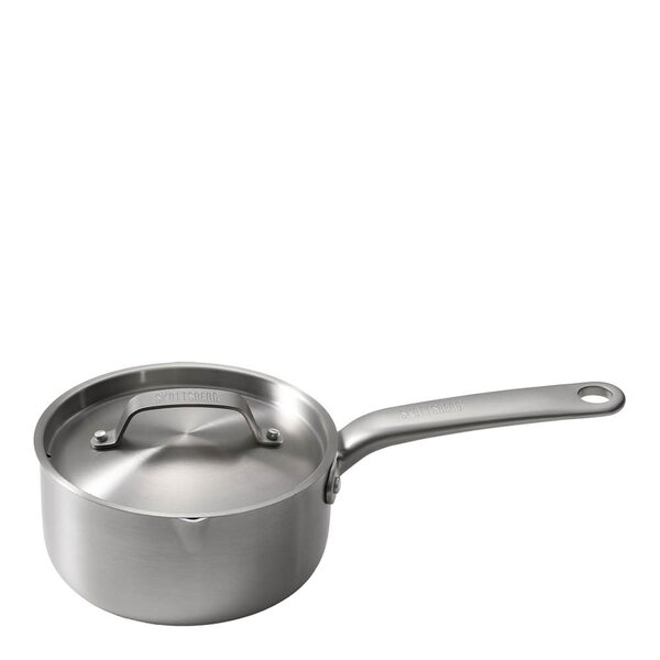 Kasserolle med lokk 16 cm/1,5L rustfritt stål