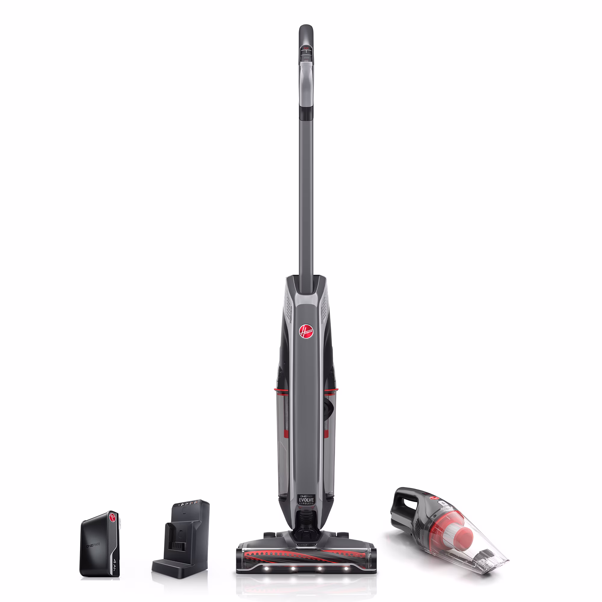 ONEPWR Evolve Pet Elite ONEPWR Hand Vac, Upright Vacuum and Hand Vacuum Bundle, Pet Friendly, Powerful Suction, for Multi Surfaces, BH53810V, Gray