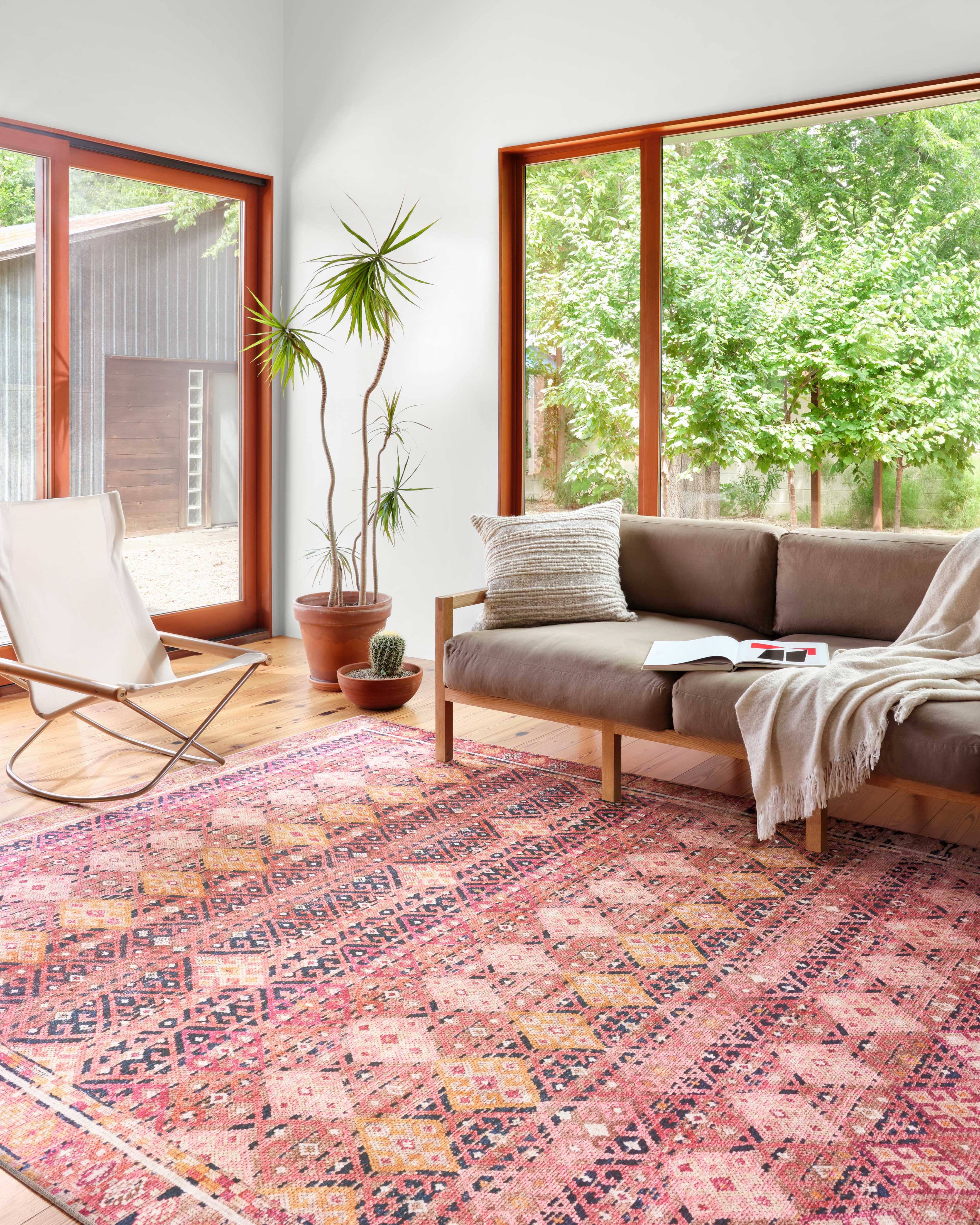 Loloi II Layla LAY-15 Magenta - Multi 9' x 12' Area Rug