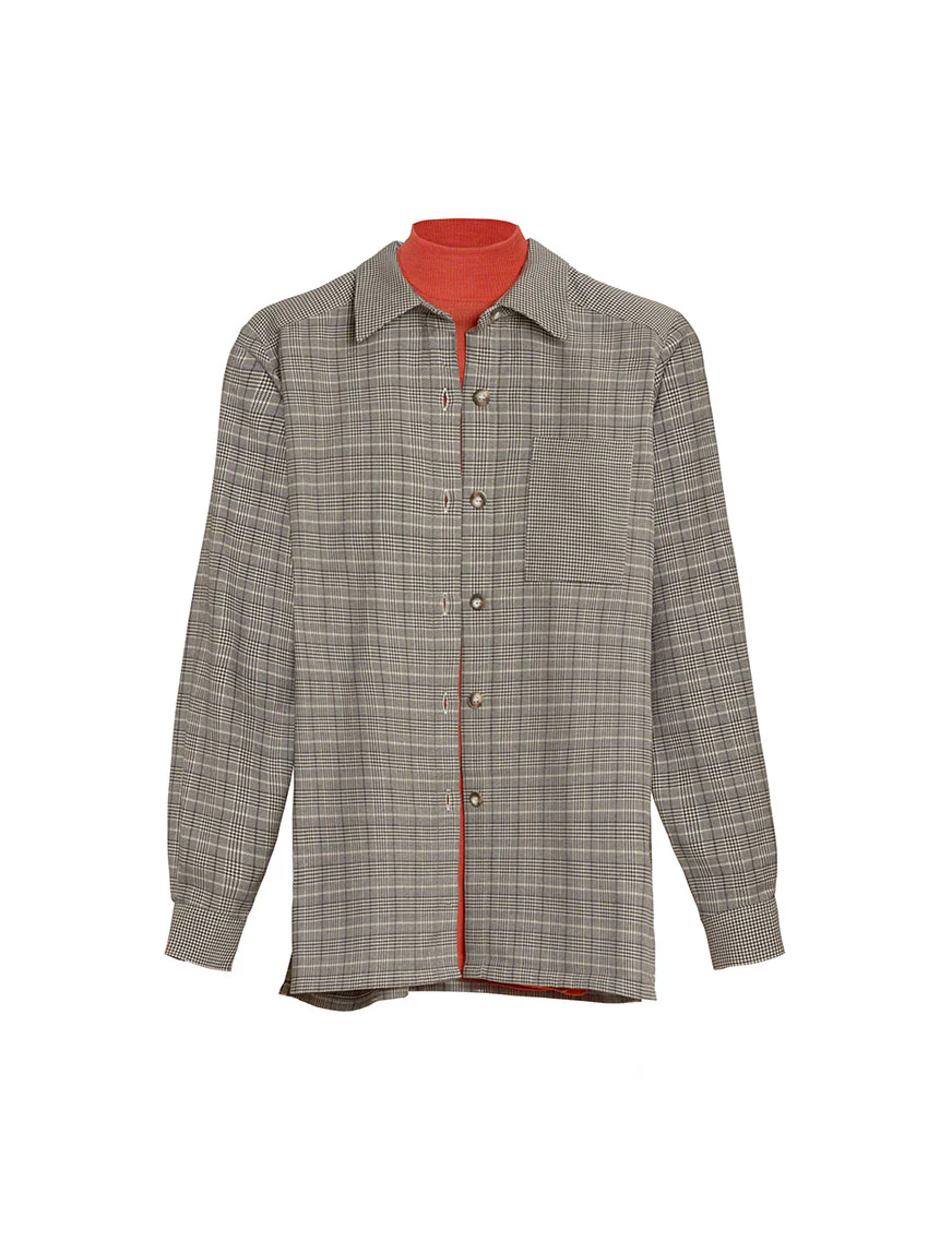 Surchemise femme coton prince de galles
