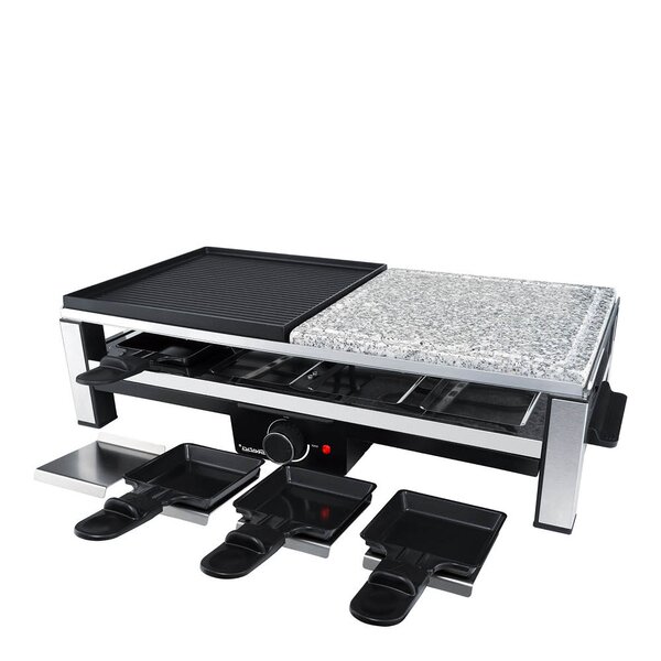 Raclette RC108 2000W svart/stål