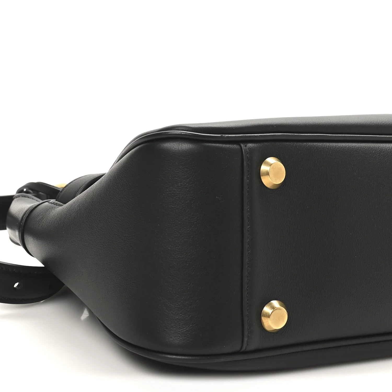 Smooth Calfskin Small Bel Air Shoulder Bag Black