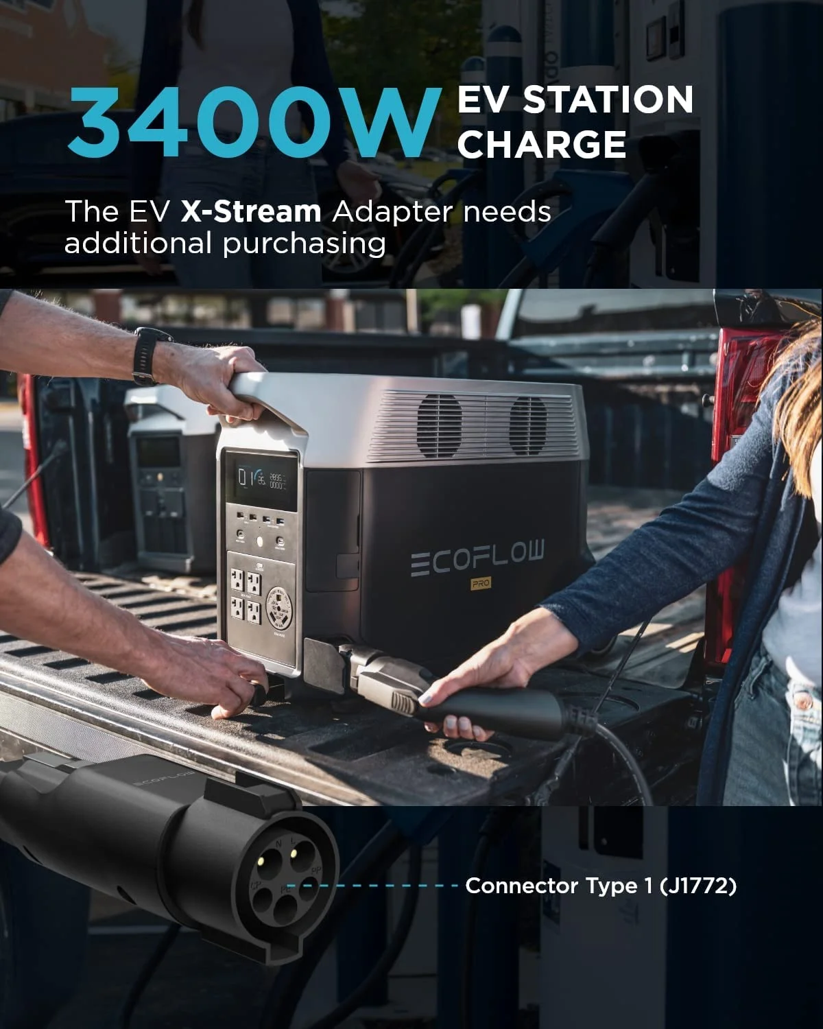 DELTA Pro Portable Power Station 3600Wh Capacity,Solar Generator,3600W AC Output for Outdoor Camping,Home Backup,Emergency,RV,off-Grid(Stand-alone) - Image 8