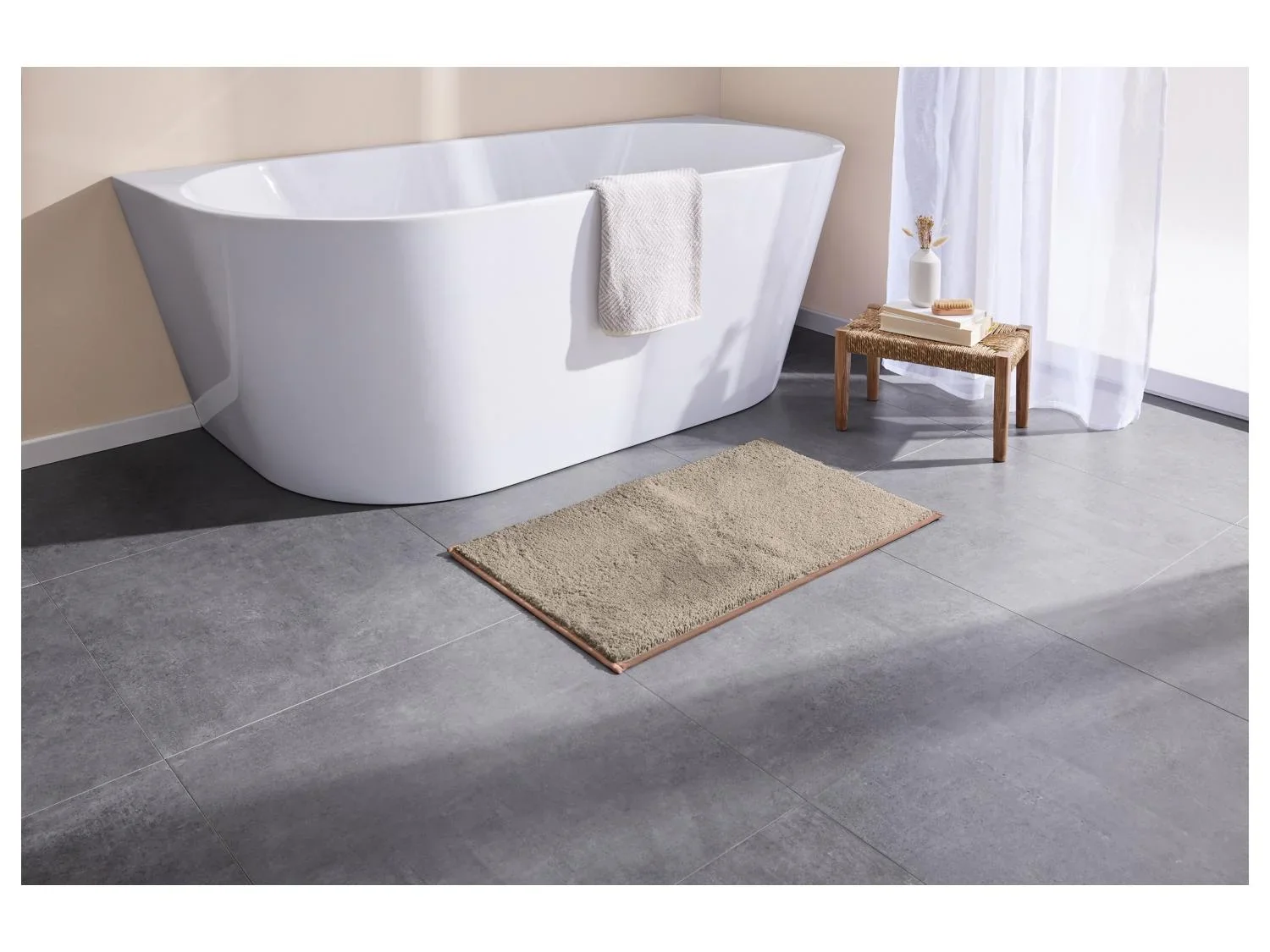 LIVARNO home Tapis de bain, 60 x 90 cm