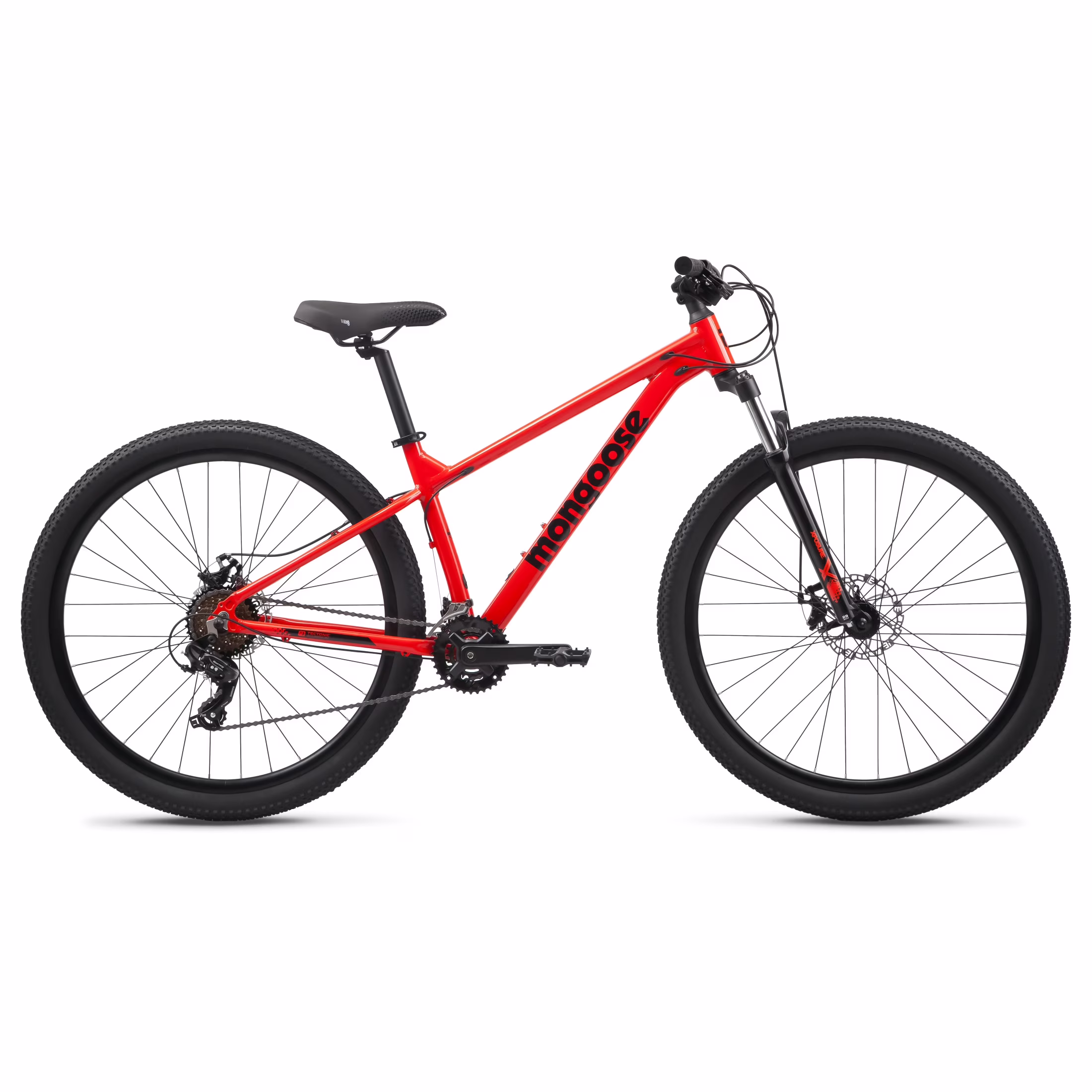 Mongoose Switchback Comp, Unisex Mountain Bike, 29- Inch Wheel, Extra Large Frame, Black