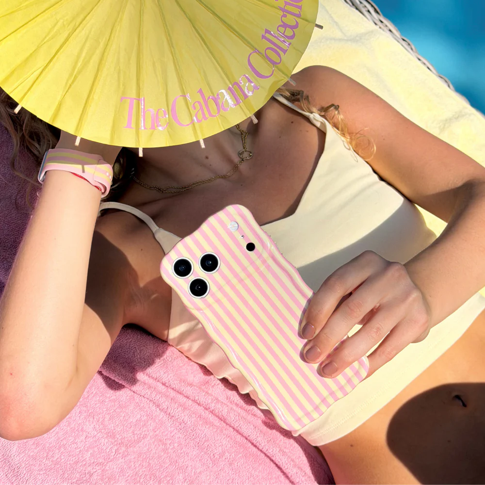 Wavy Phone Case - Pink Lemonade