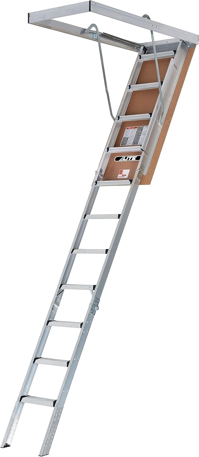 Échelle de grenier en aluminium LITE de 3 m (10 pi), capacité de 170 kg (375 lb), type IAA