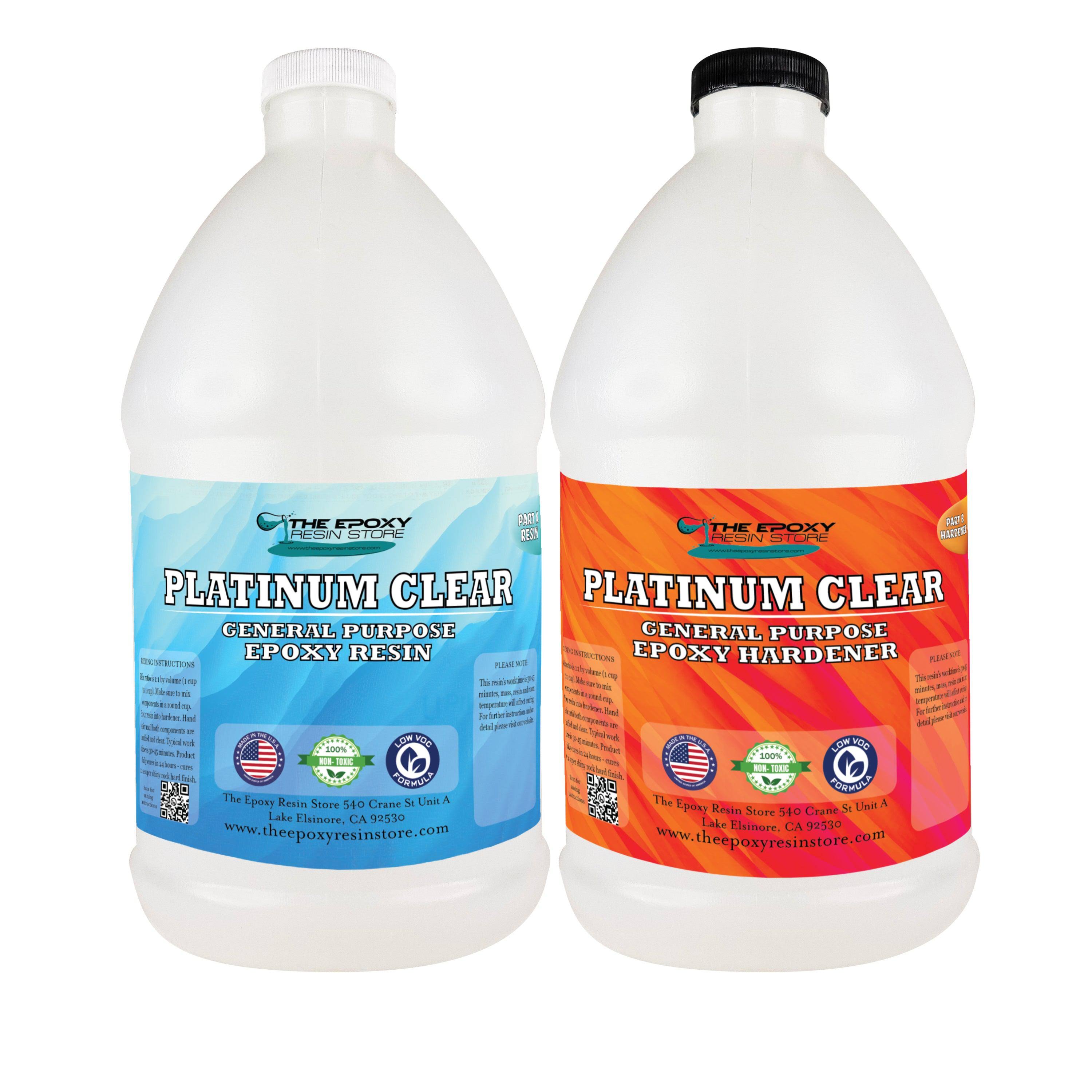 The Epoxy Resin Store Crystal Clear High Gloss Epoxy Resin Coating, 1 Gallon Kit
