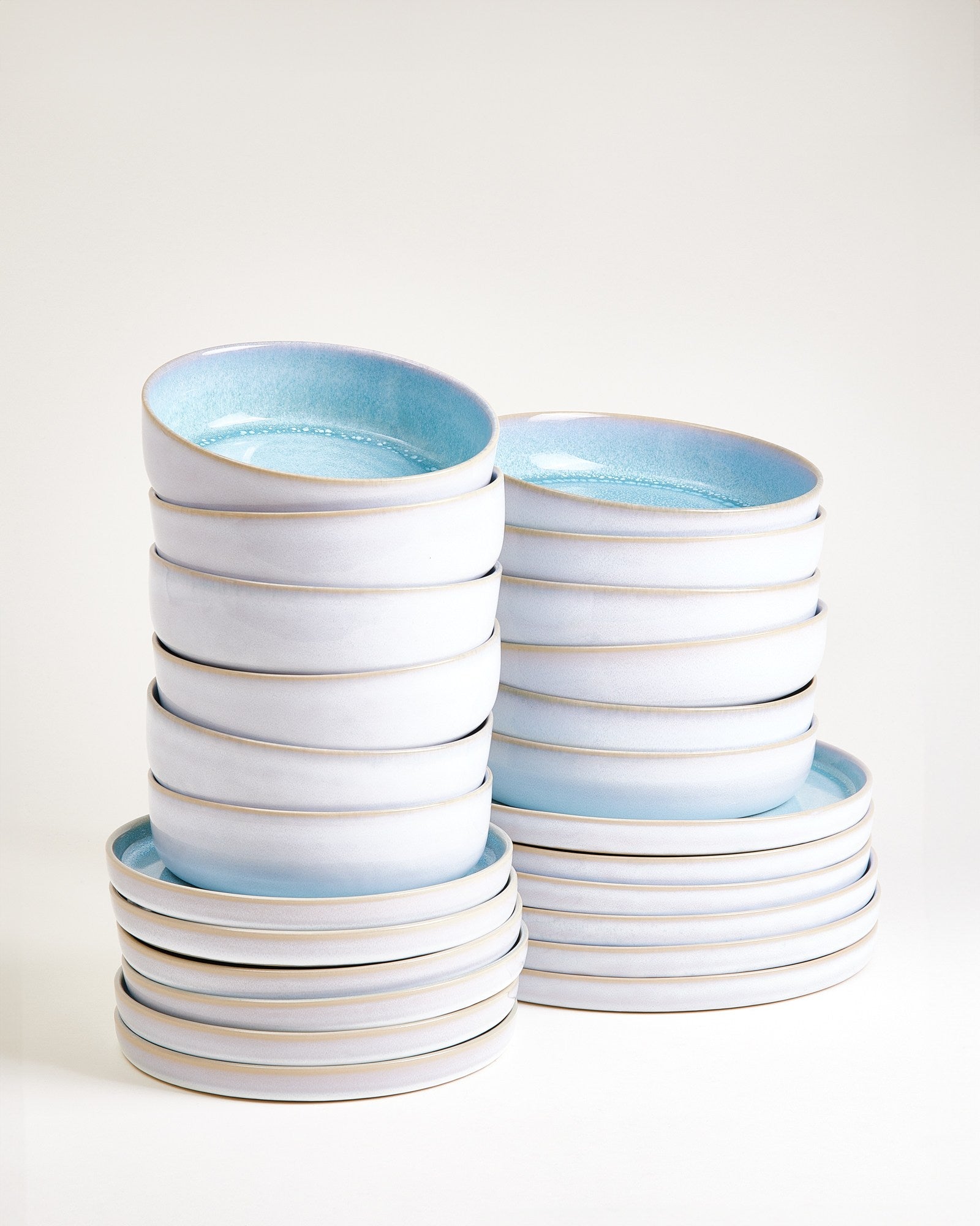 CORDOAMA - TABLEWARE SET MODERN AQUA 24 PIECES